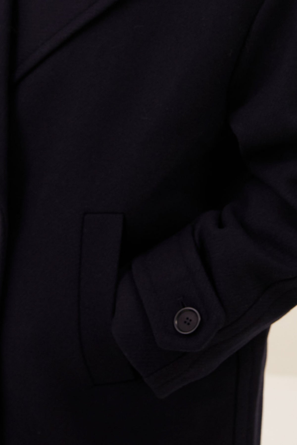 scott wool coat | midnight