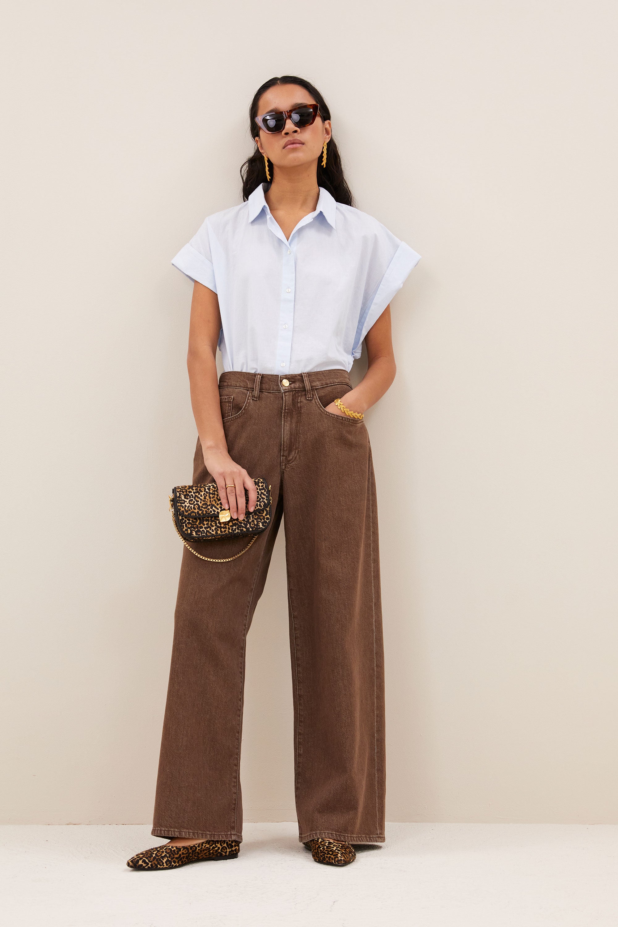 lilo brown jeans | hazel