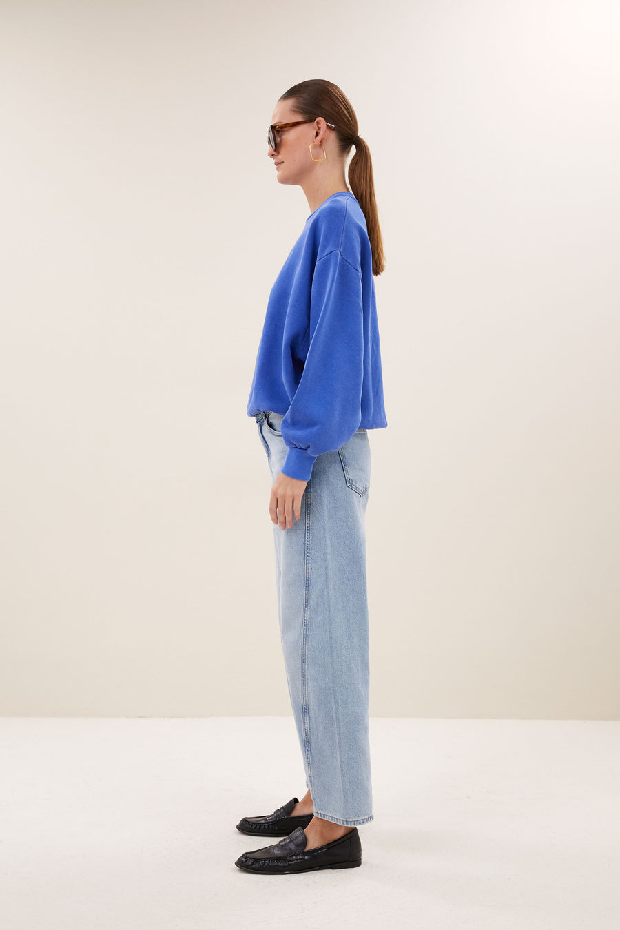lili lucky sweater | azul blue