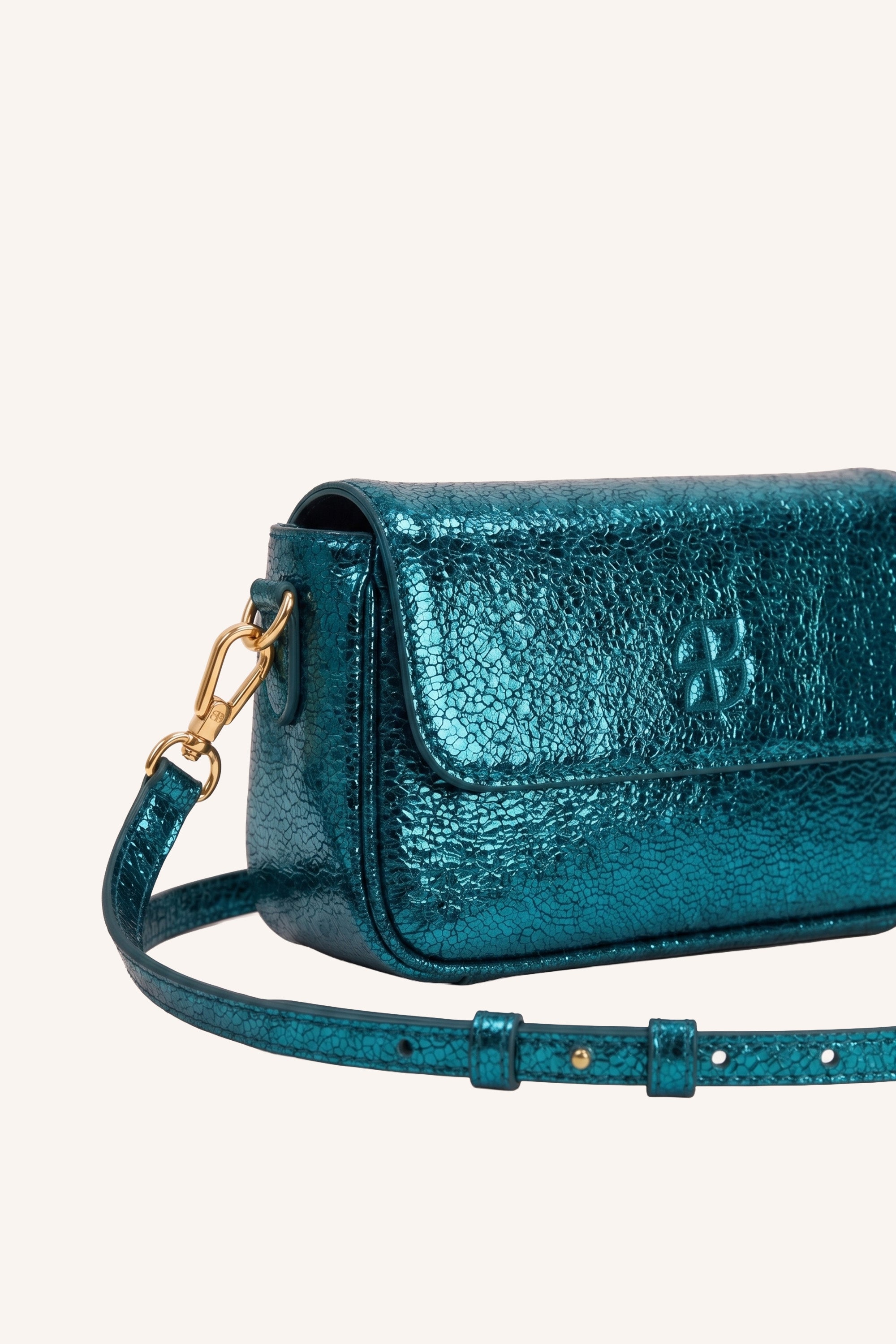 bag-jude metallic bag oil green-by-bar-achteraanzicht