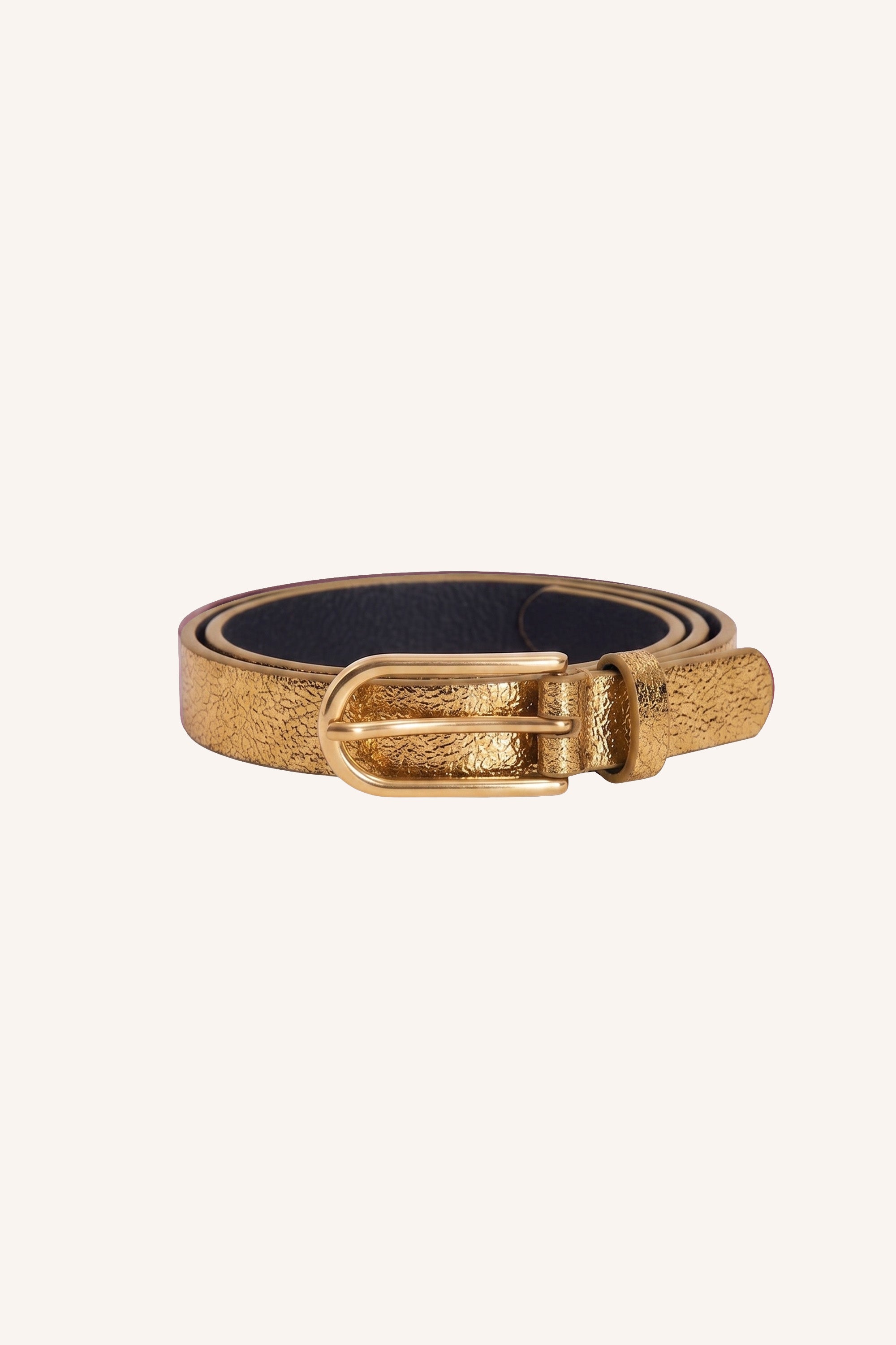 lovi metallic belt | gold
