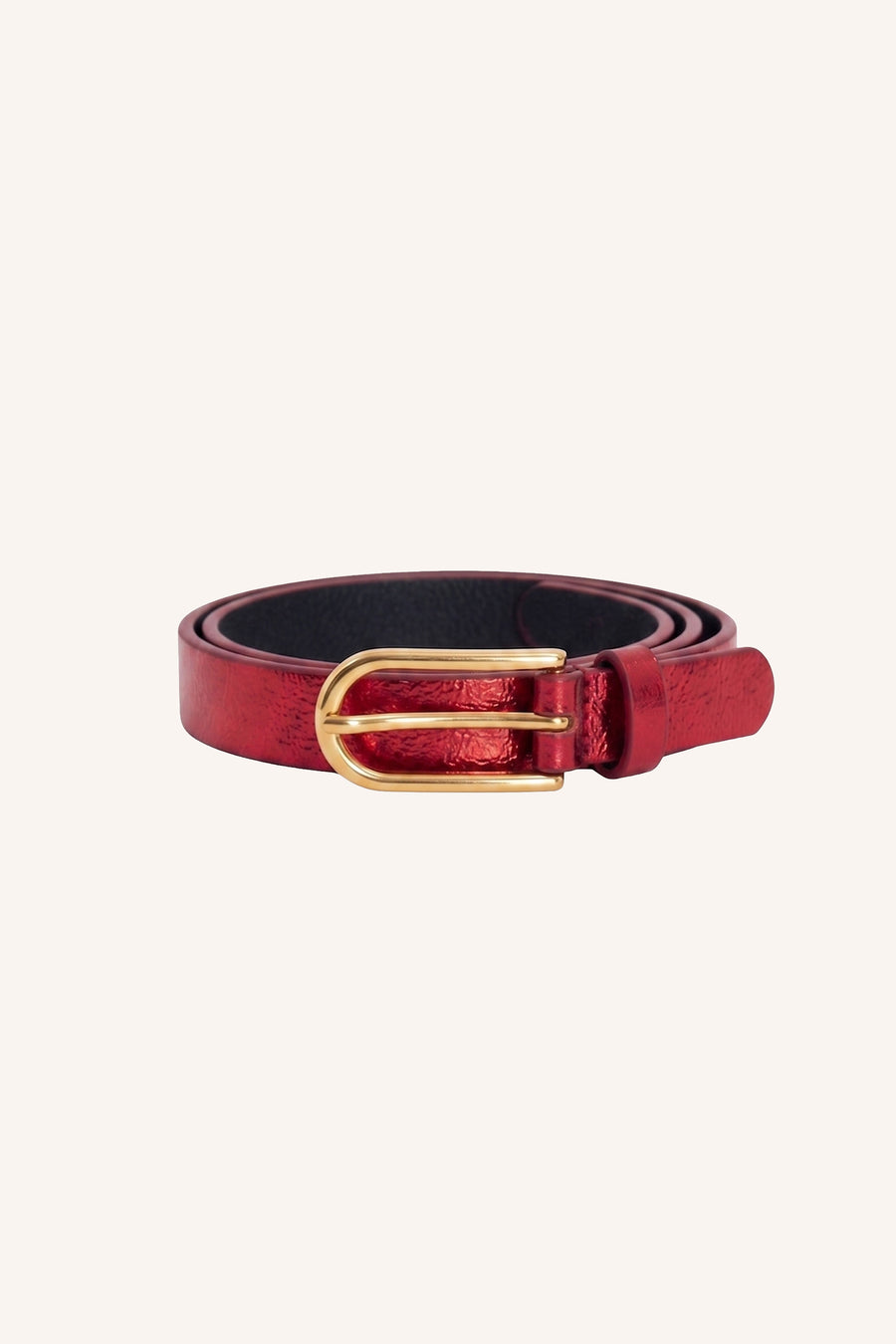 lovi-gloss-belt-scarlet-red-naar wens verstelbaar-all-time classic-by-bar-productfoto