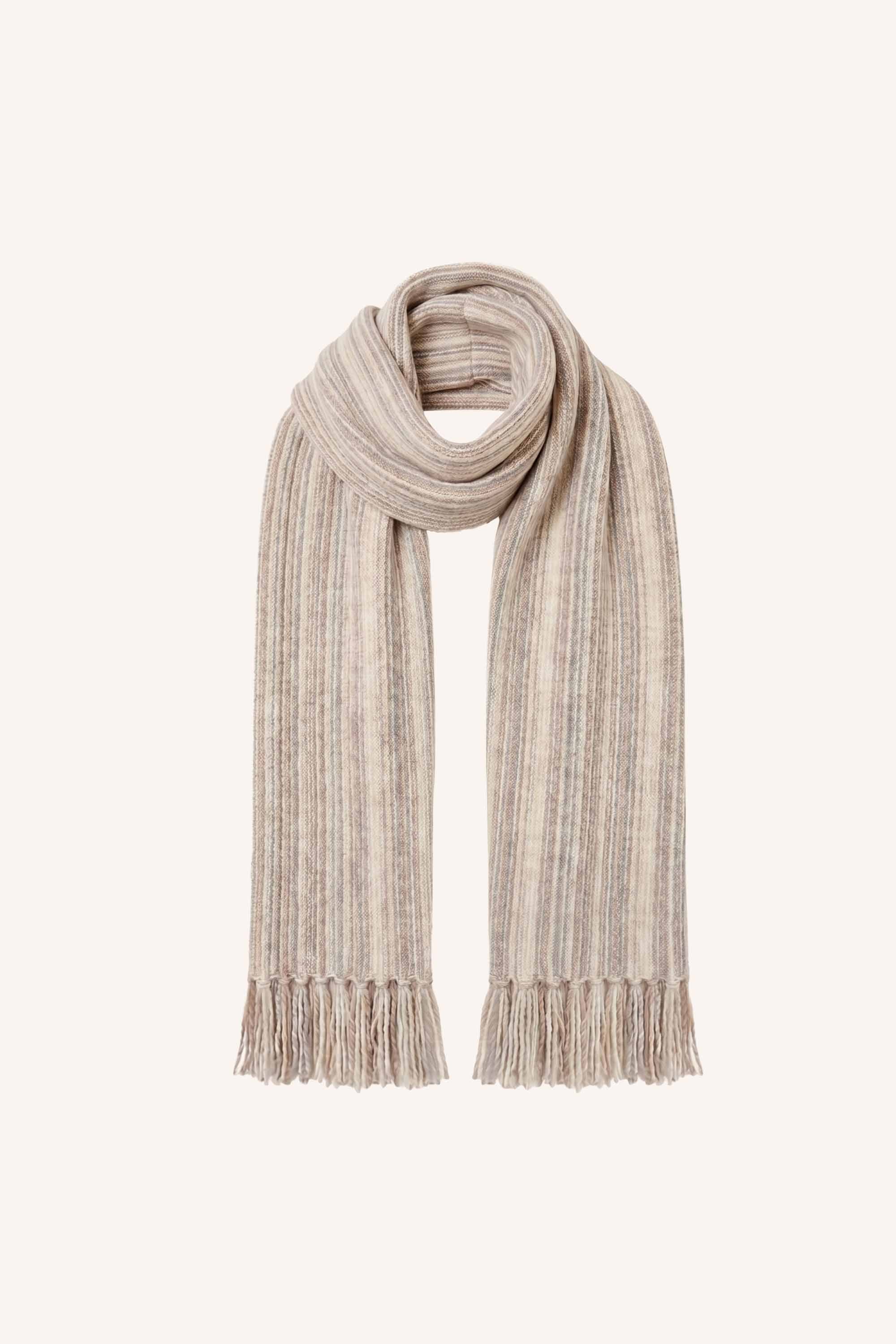 elva woolen scarf | sand
