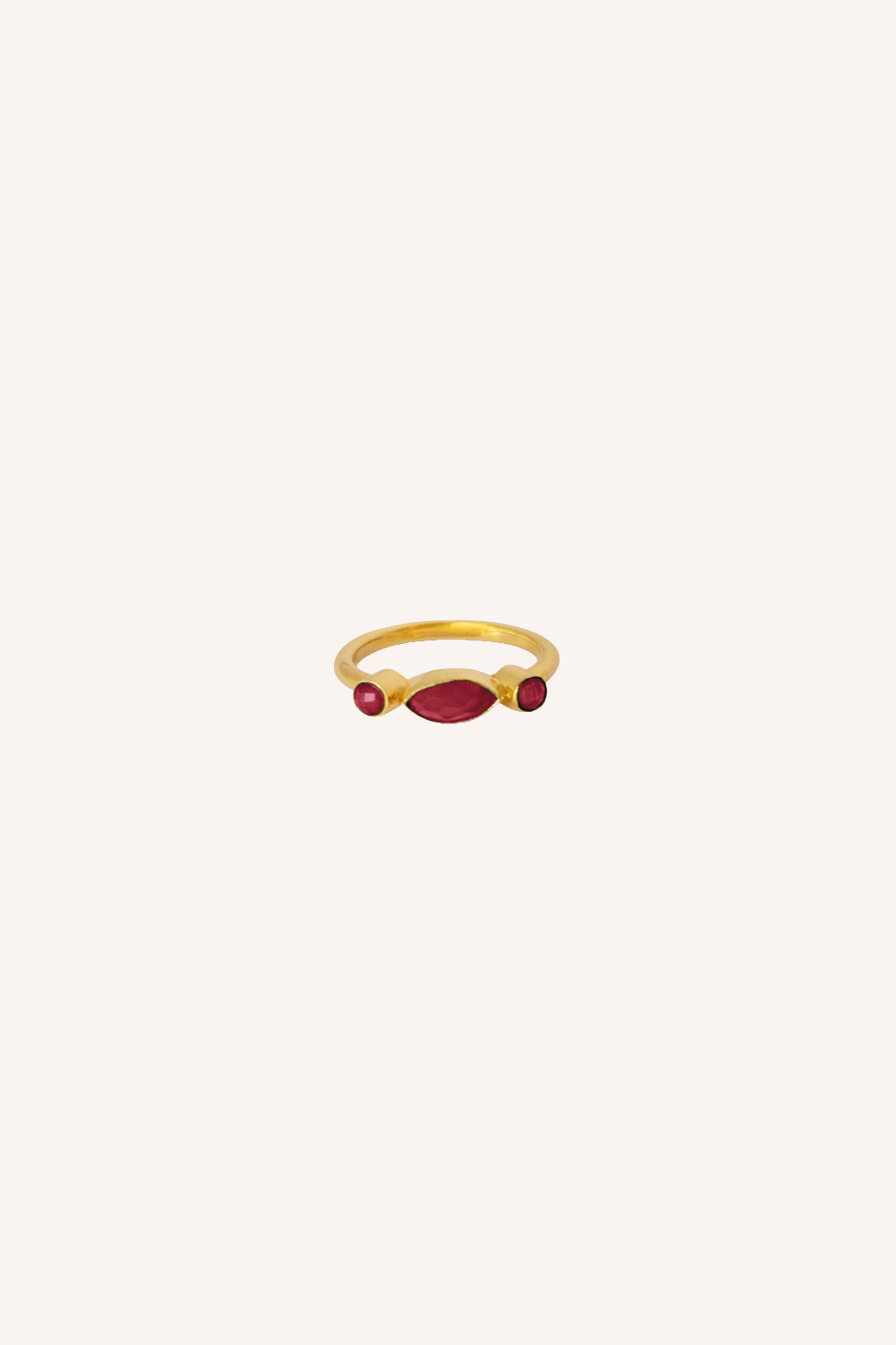 ring-amaya ring poppy red-by-bar-aanvullende foto