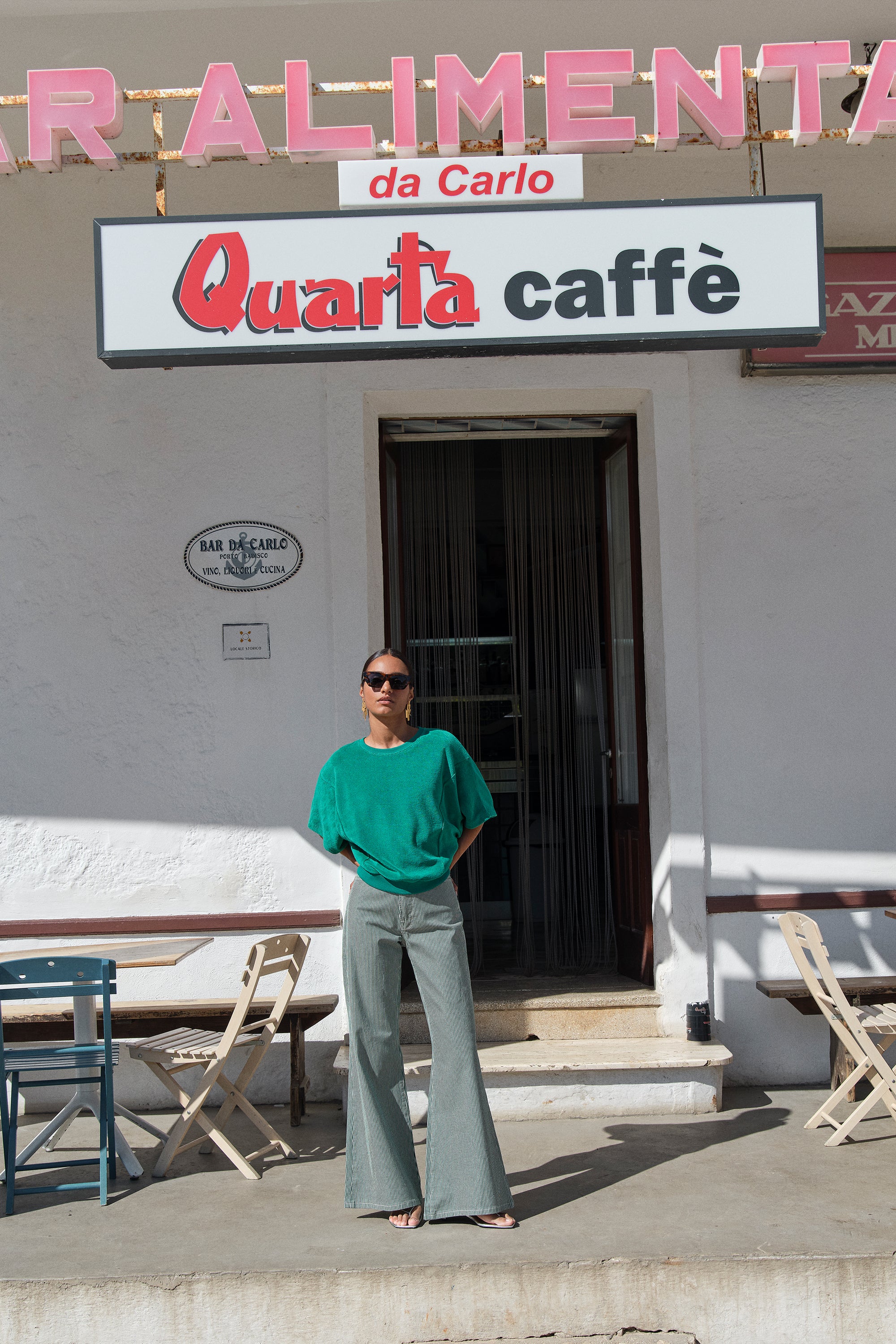 nuki slub top | green lake