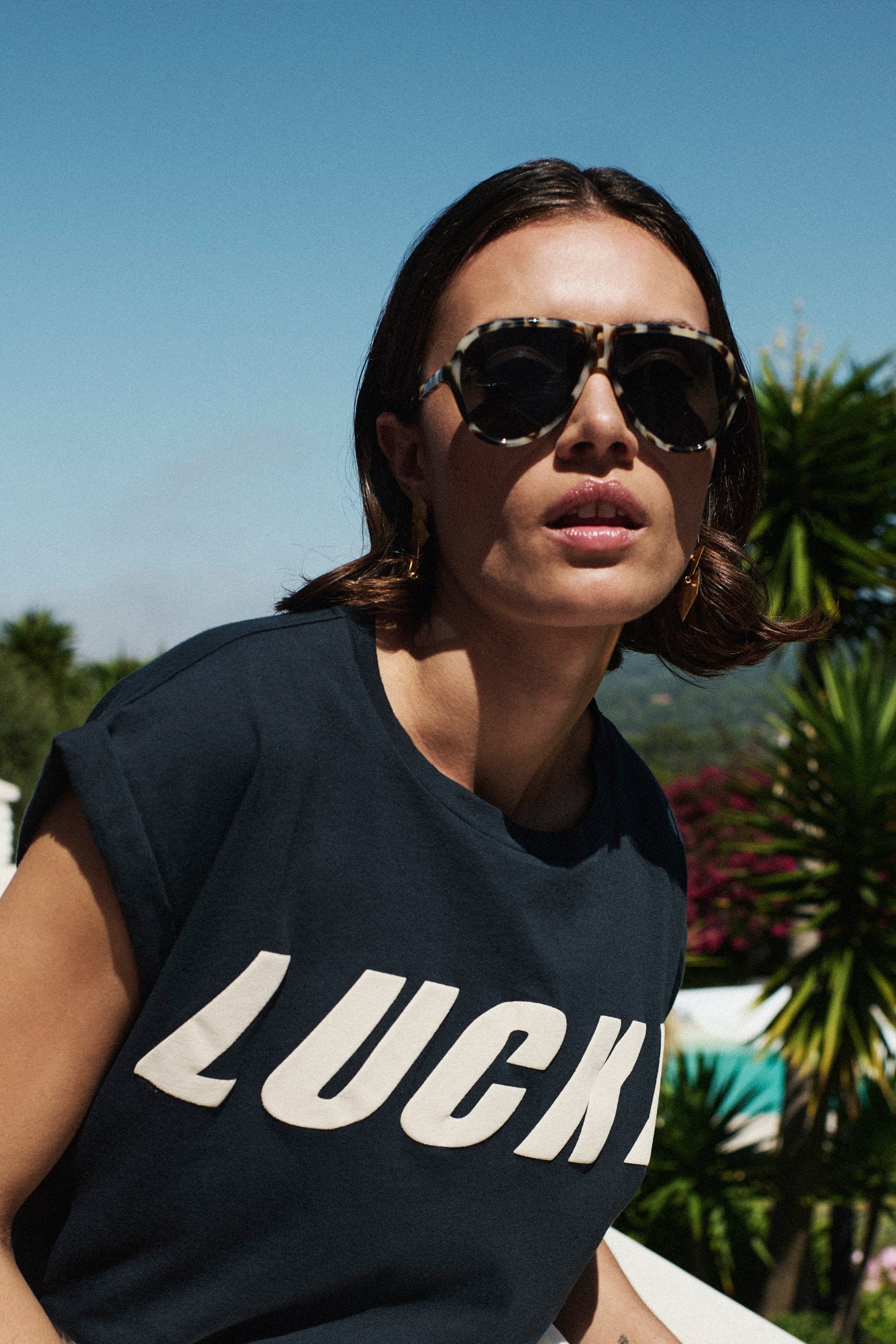 steph sunglasses | milky tortoise