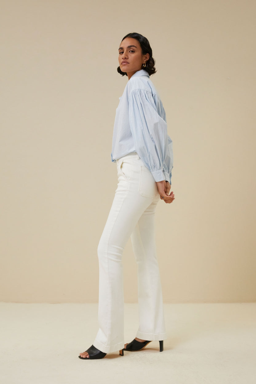 leila pant twill T | off white