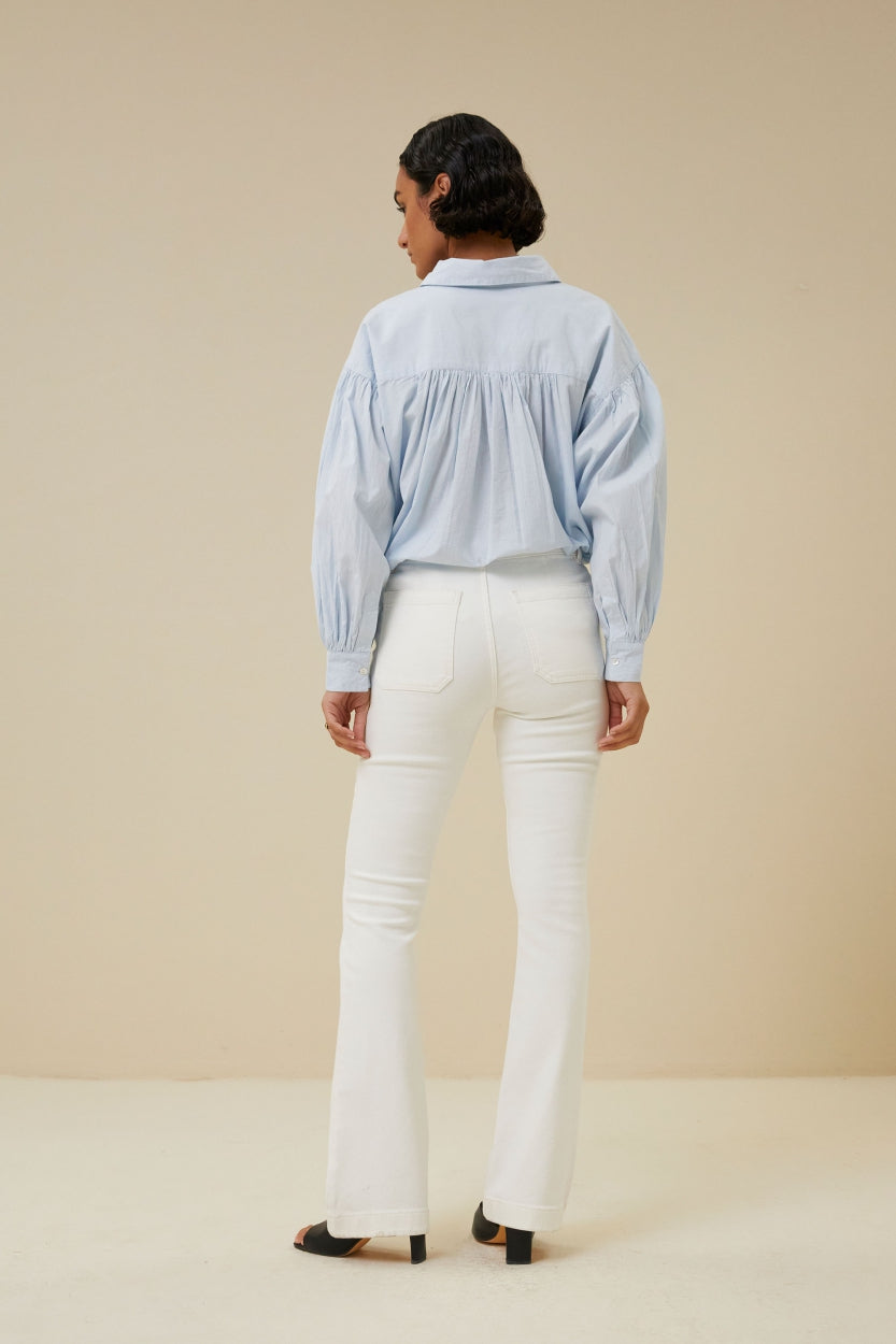 leila pant twill T | off white