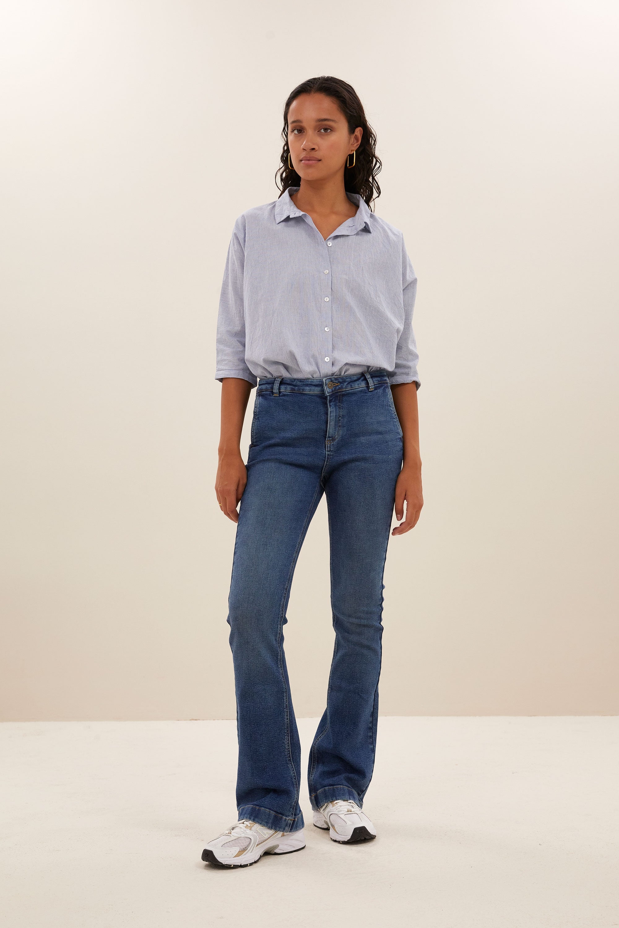 leila pant T denim | denim