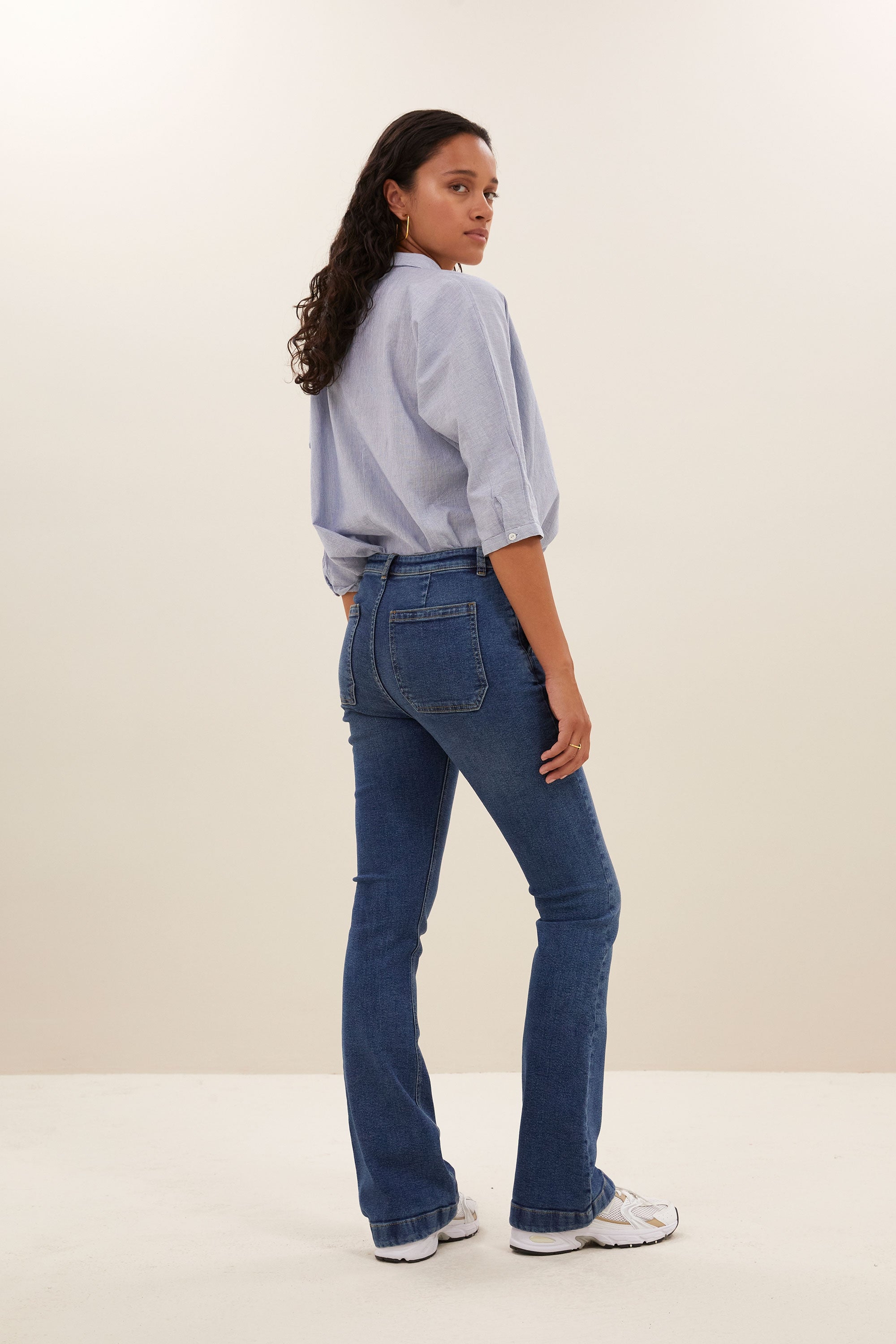 leila pant T denim | denim