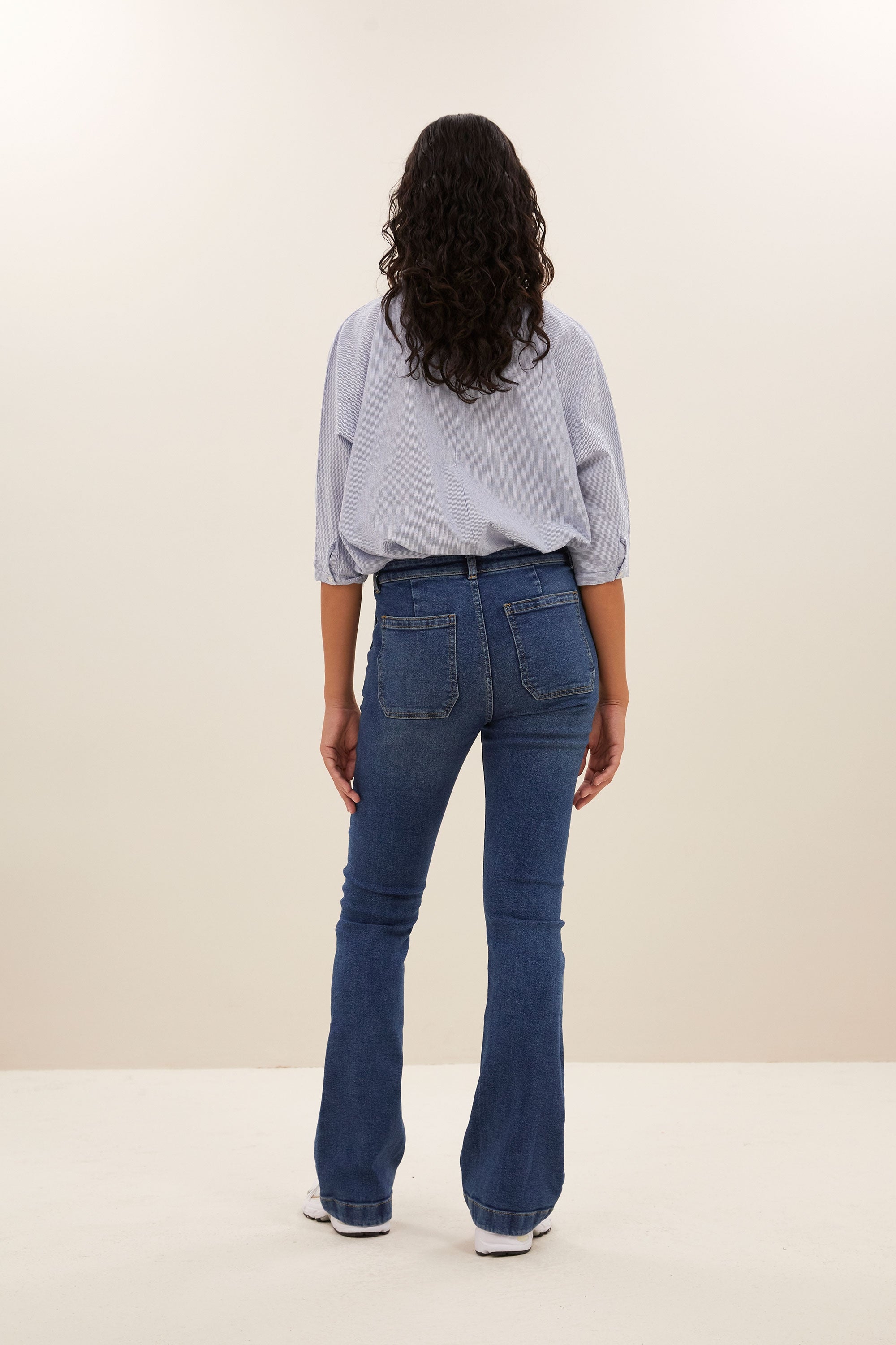 leila pant T denim | denim