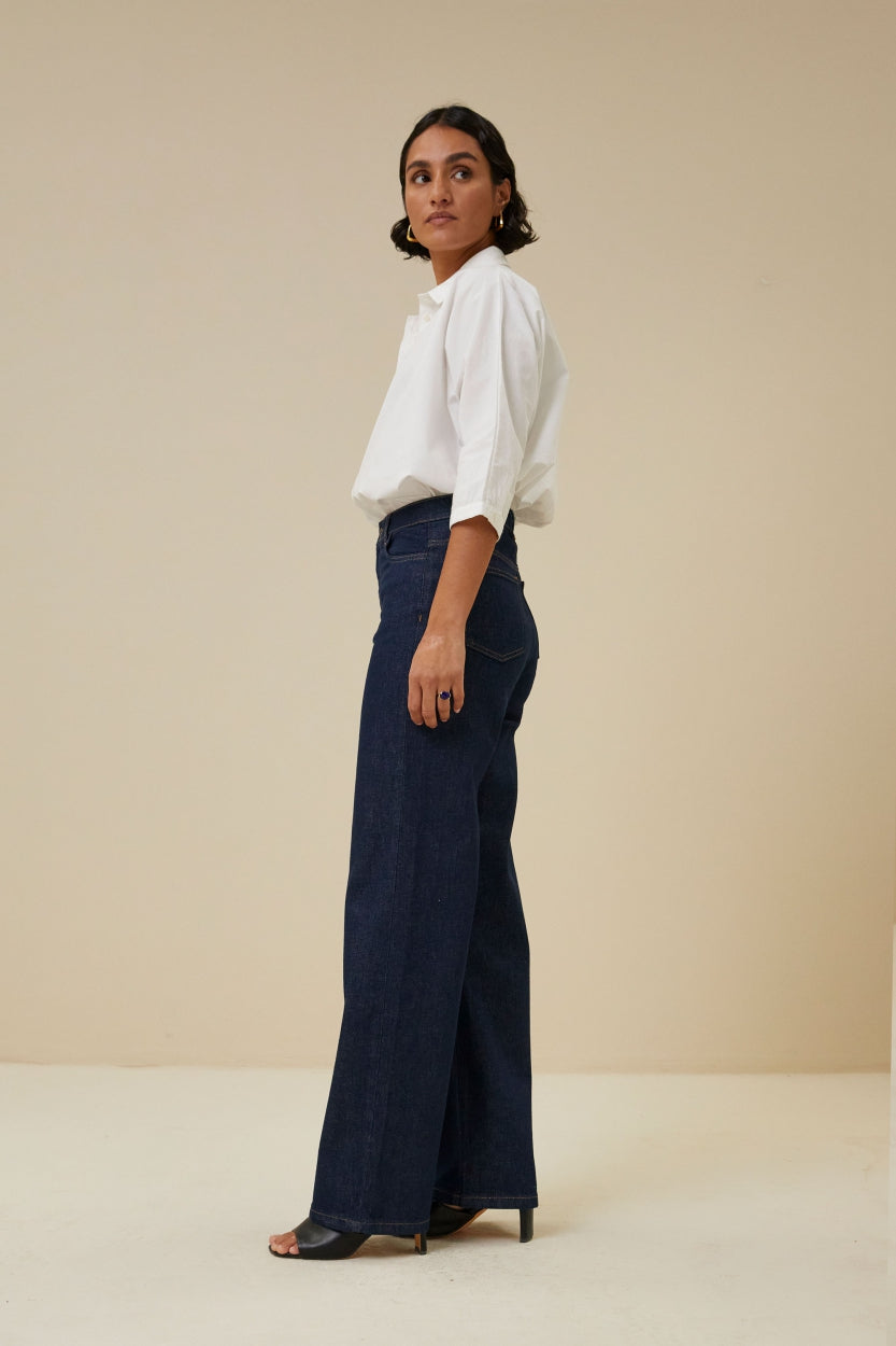 lina pants | dark denim