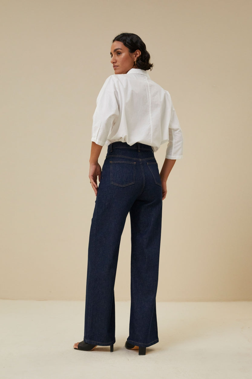 lina pants | dark denim
