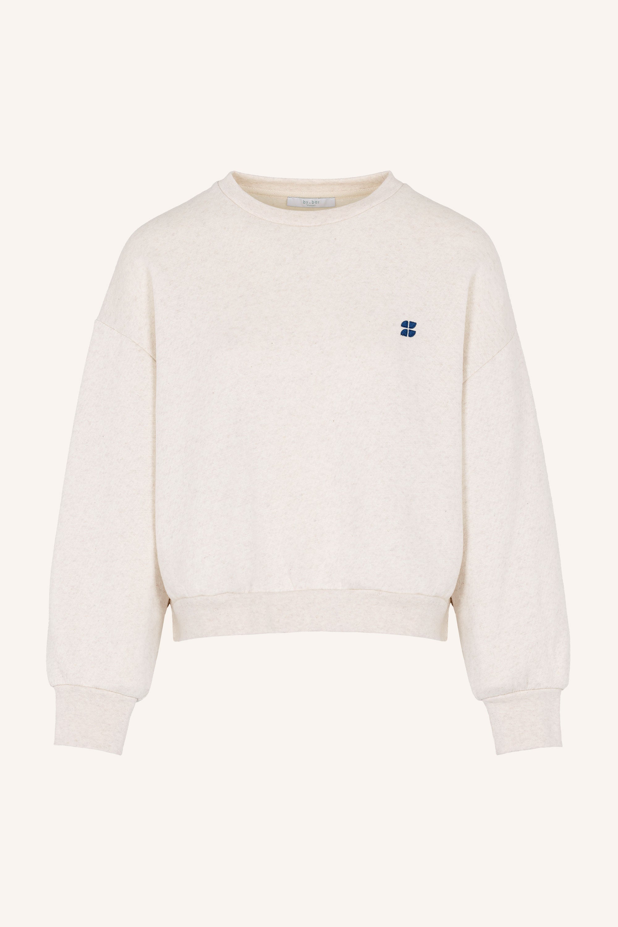 bibi logo sweater | oyster melee