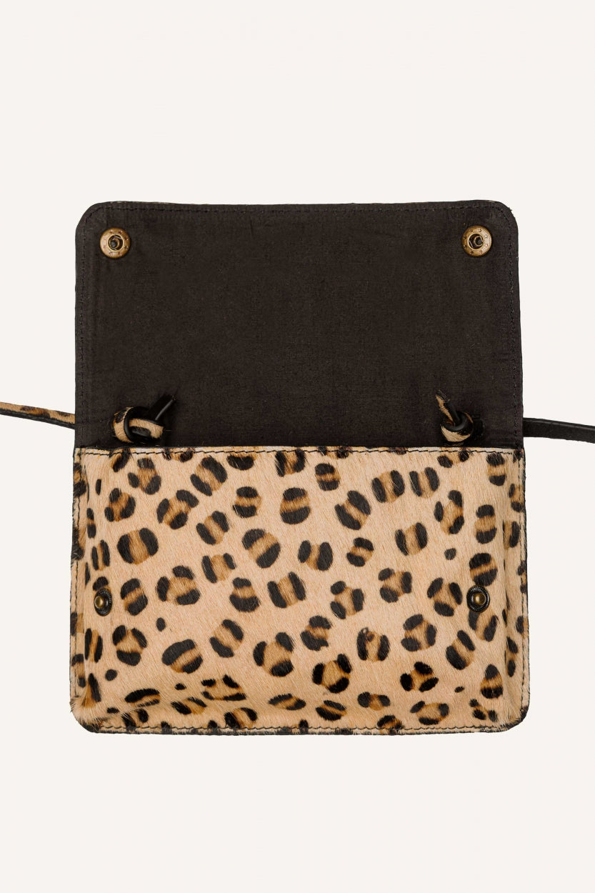 julie hair bag | leopard