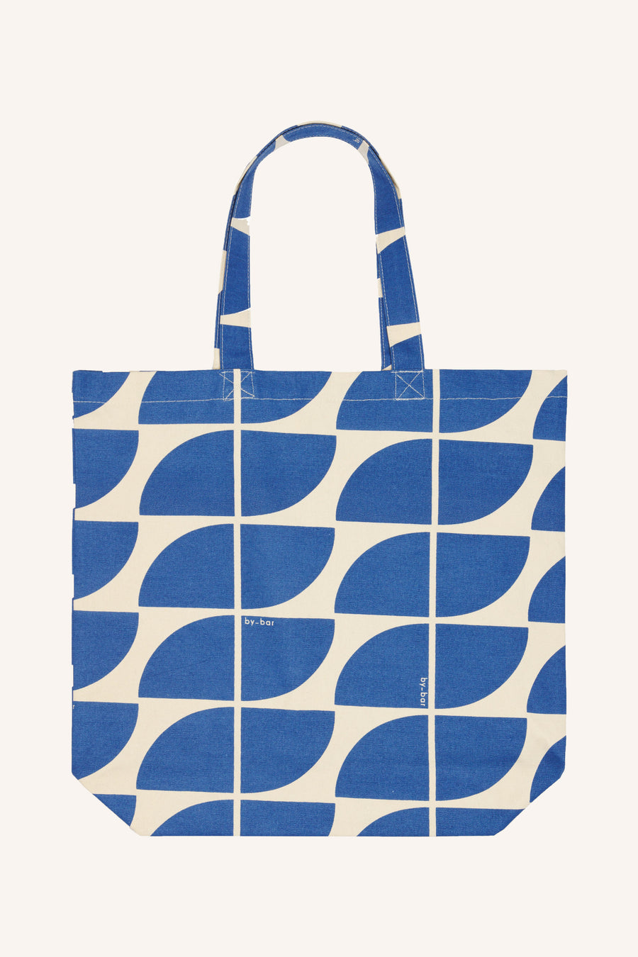 canvas-bag-logo-m-kingsblue-katoen kwaliteit-nieuwe print-perfecte shopper-by-bar-productfoto