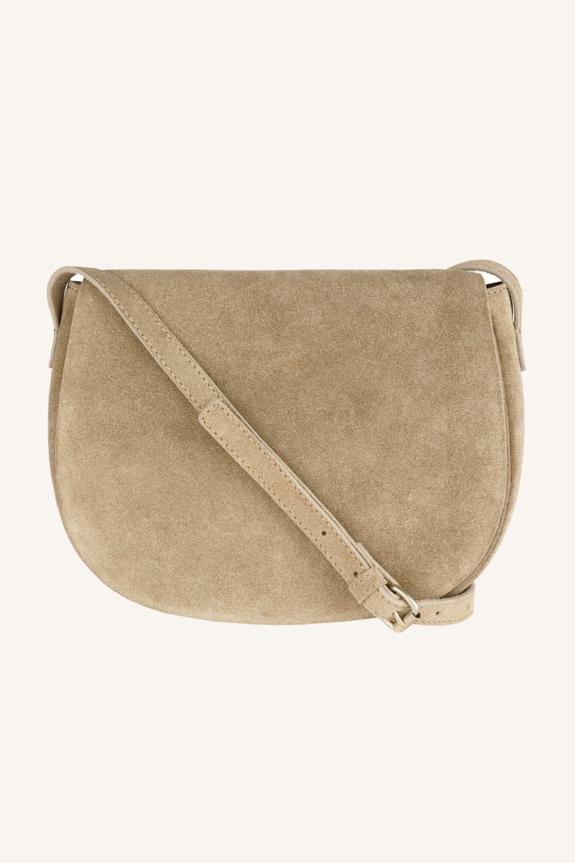 paris suede bag | sand