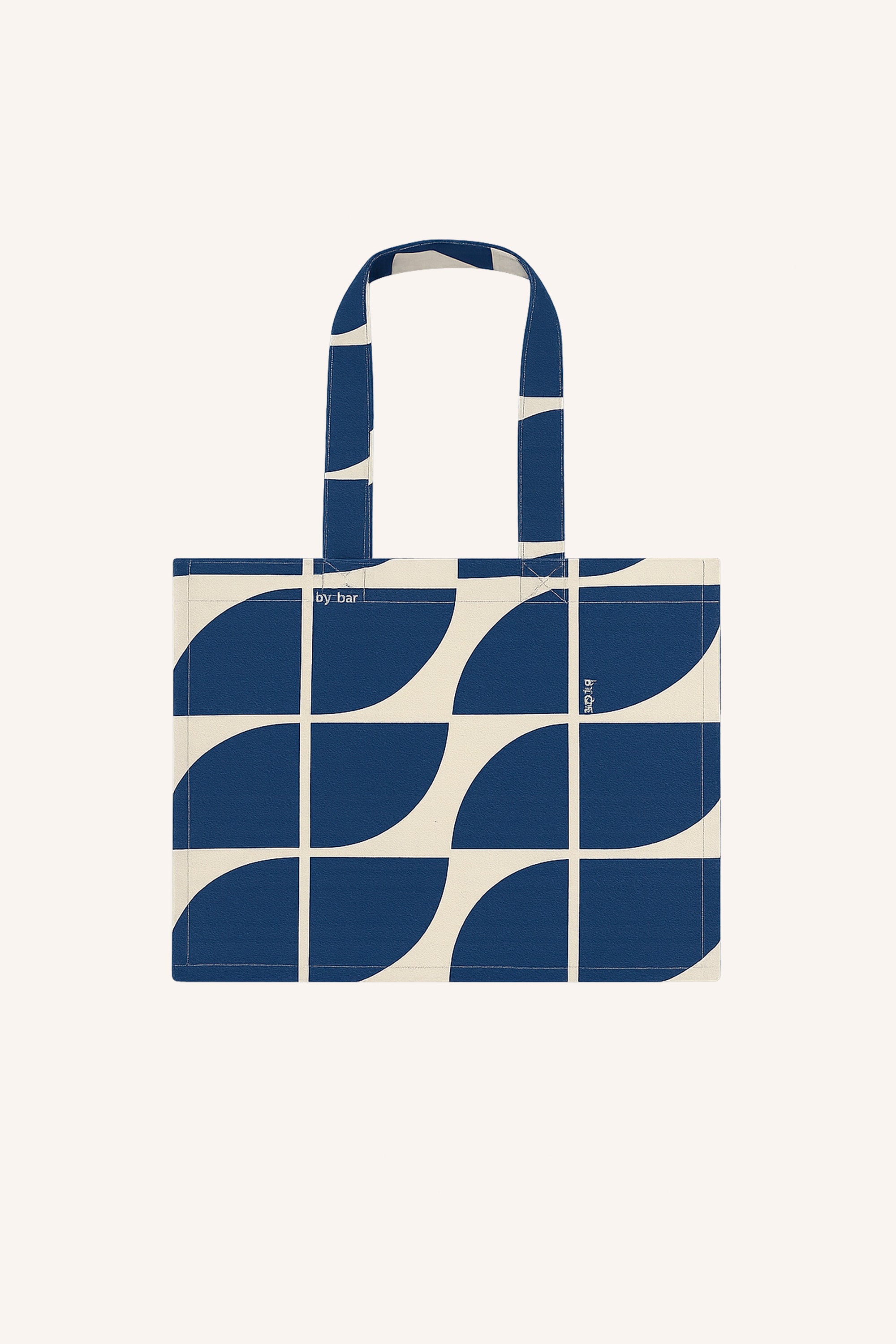 shopper logo bag S | kingsblue
