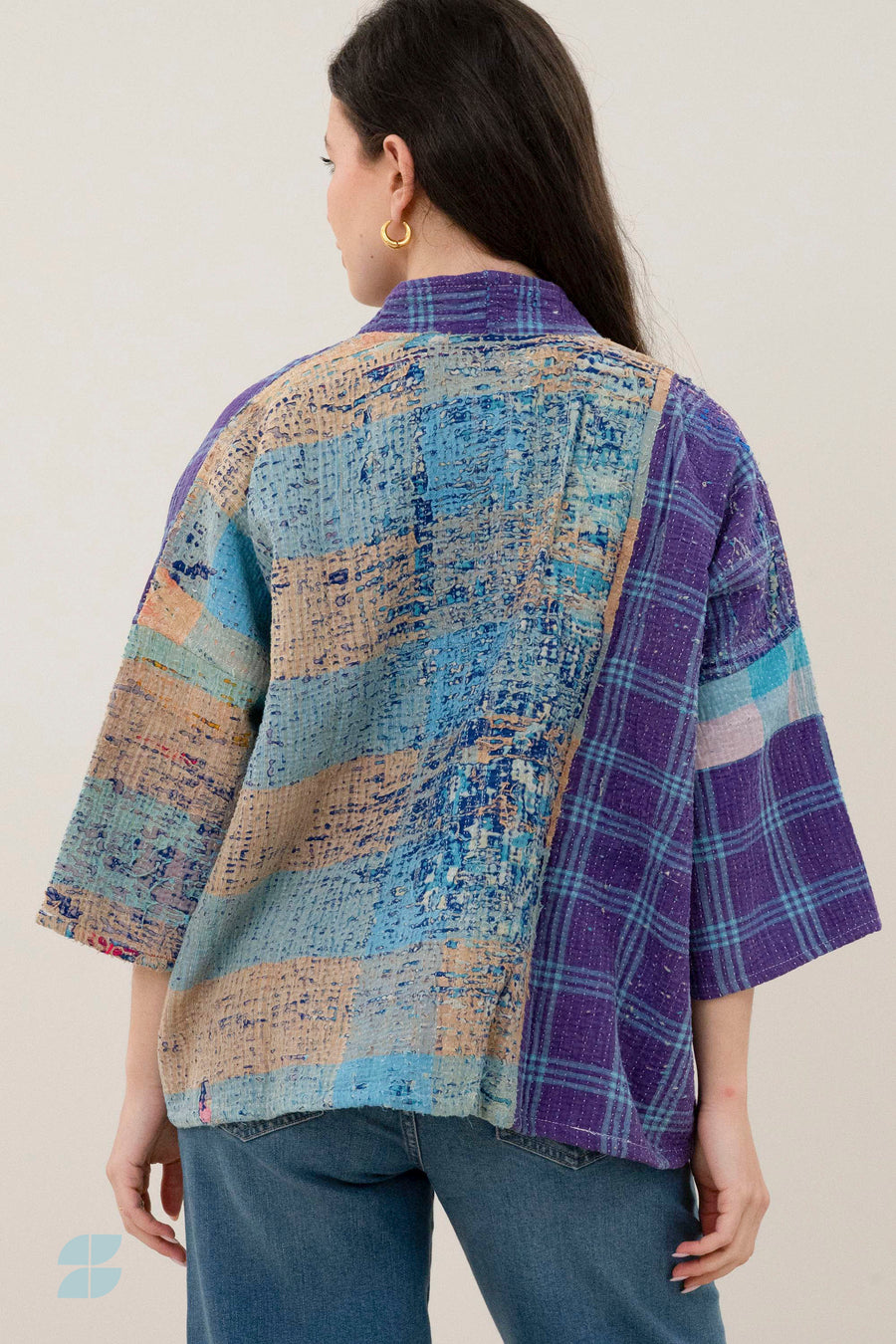 classic-antic-jacket-khavda-a-elk item is uniek-must-have essential-tijdloze pasvorm-by-bar-vooraanzicht