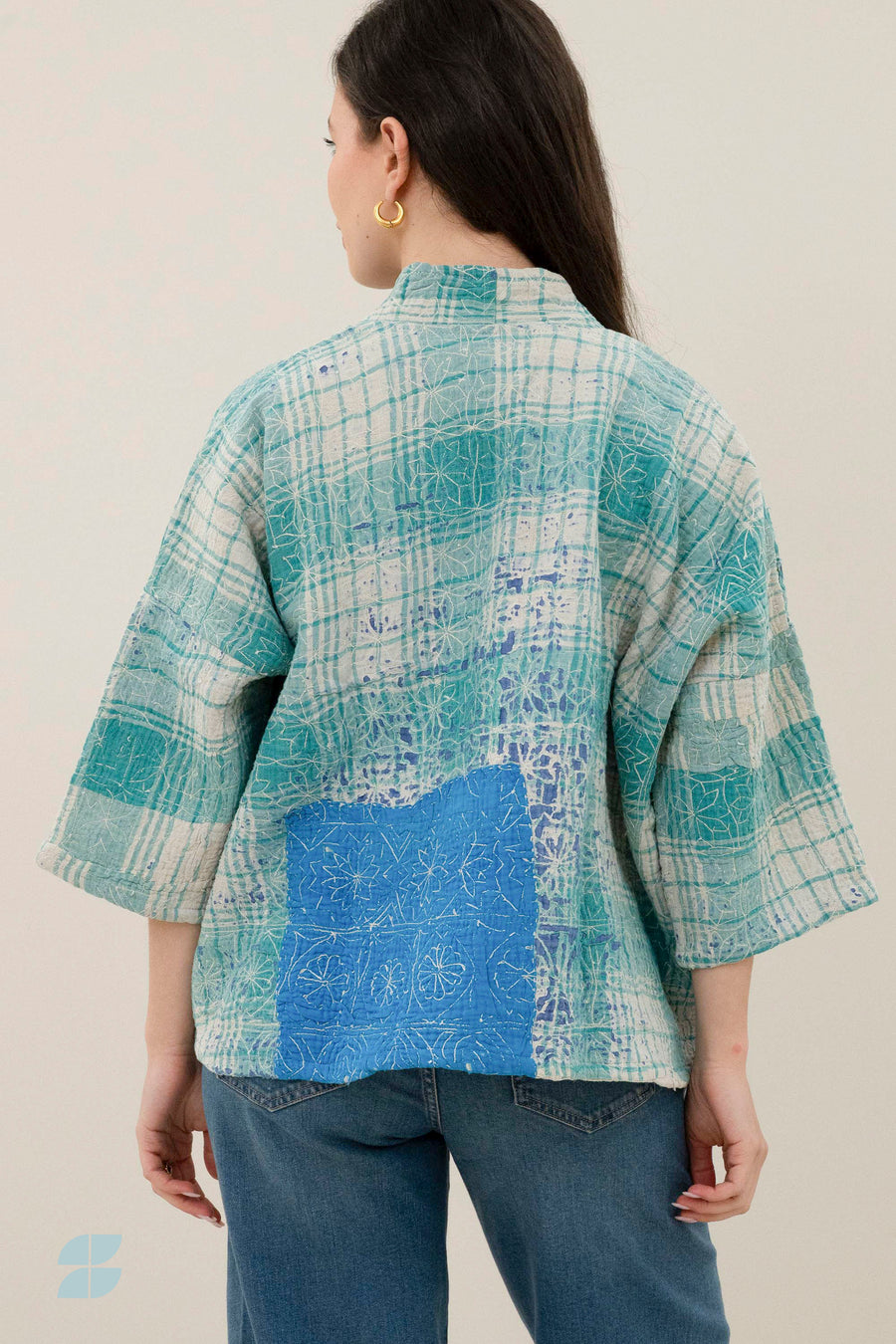 classic-antic-jacket-khavda-d-elk item is uniek-must-have essential-tijdloze pasvorm-by-bar-vooraanzicht