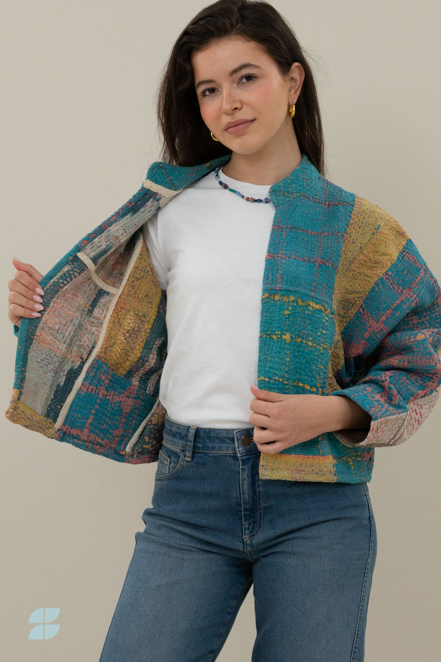 blossom-antic-jacket-jammu-c-2-elk item is uniek-must-have essential-draagbaar aan beide zijden-by-bar-aanvullende-foto