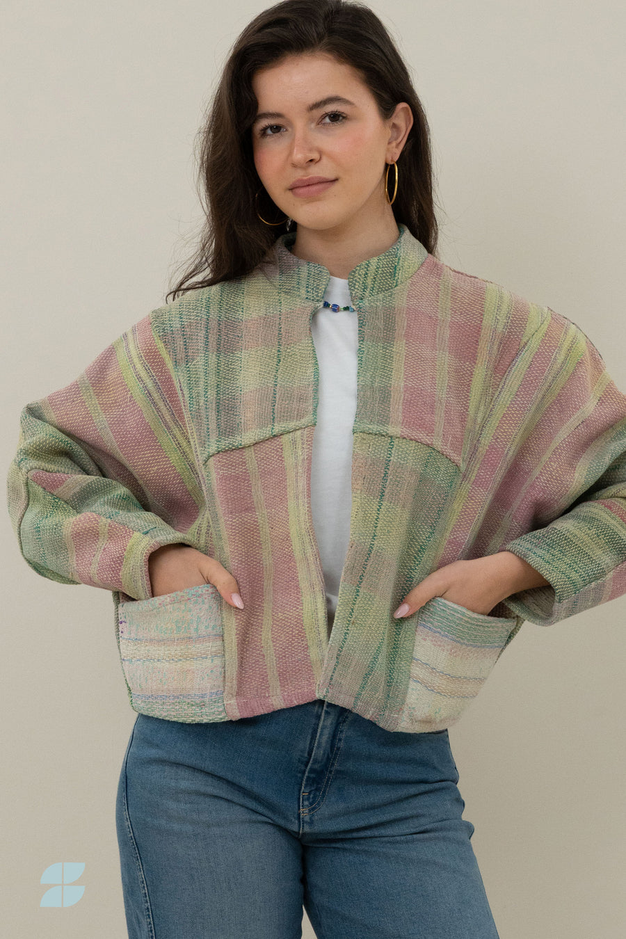 blossom-antic-jacket-agra-h-2-elk item is uniek-must-have essential-draagbaar aan beide zijden-by-bar-sfeerbeeld