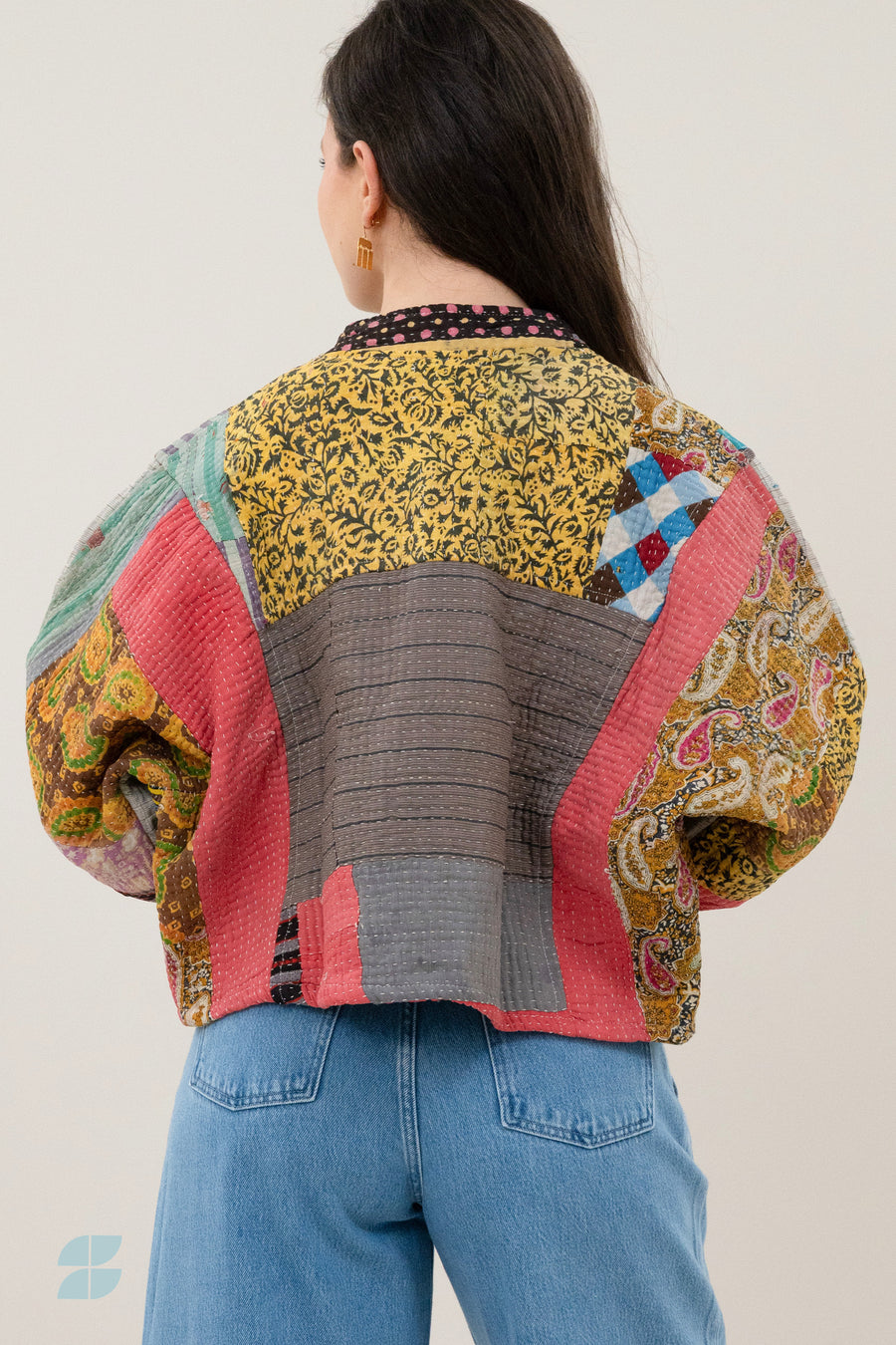 blossom-antic-jacket-nagpur-j-1-elk item is uniek-must-have essential-draagbaar aan beide zijden-by-bar-vooraanzicht