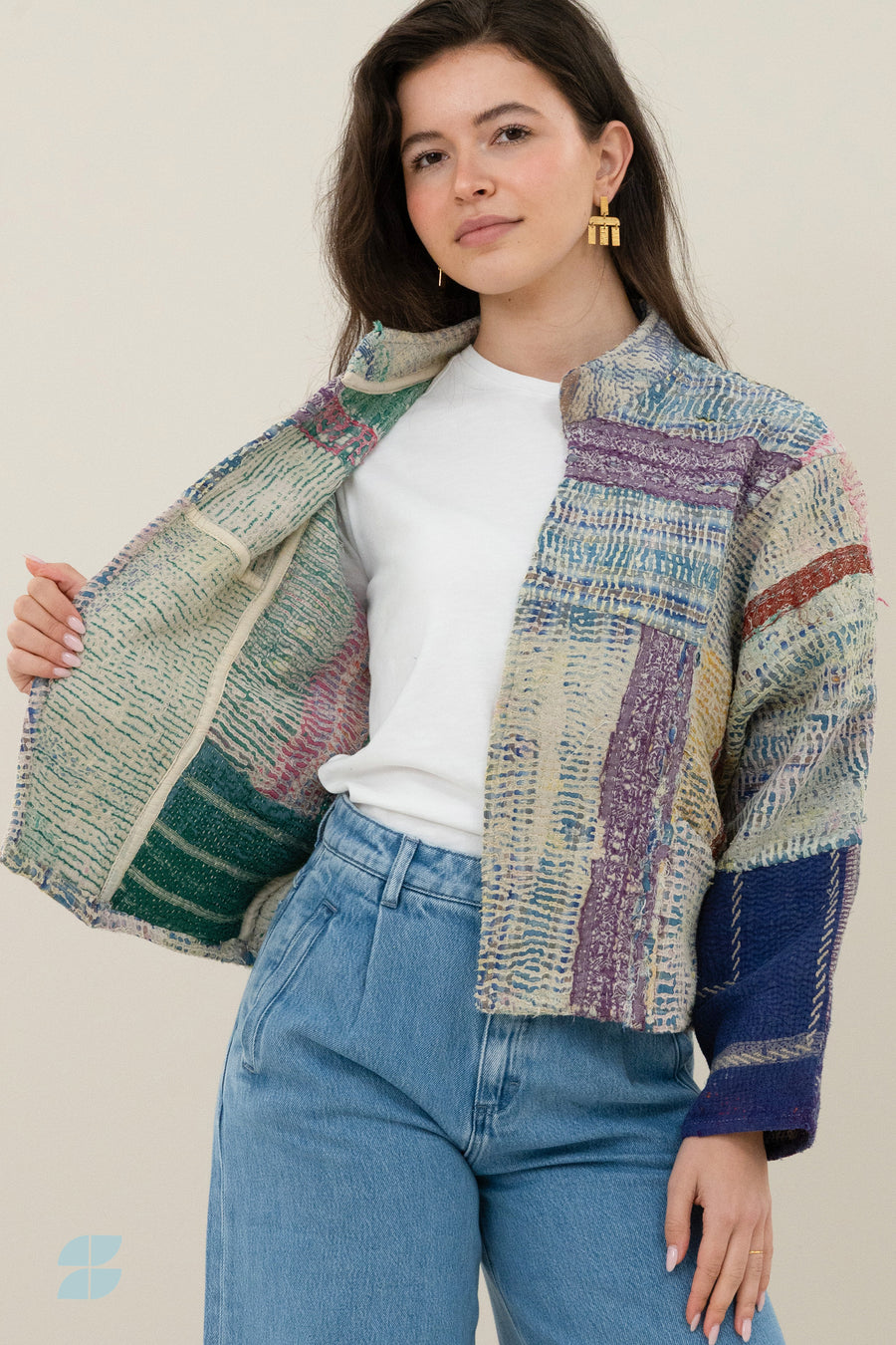blossom-antic-jacket-patna-i-1-elk item is uniek-must-have essential-draagbaar aan beide zijden-by-bar-vooraanzicht