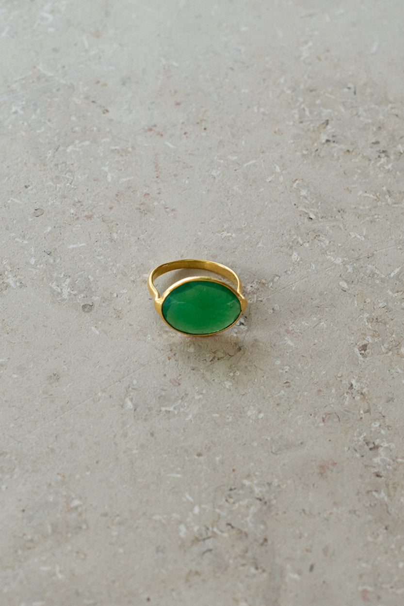 PD OVAL RING | green