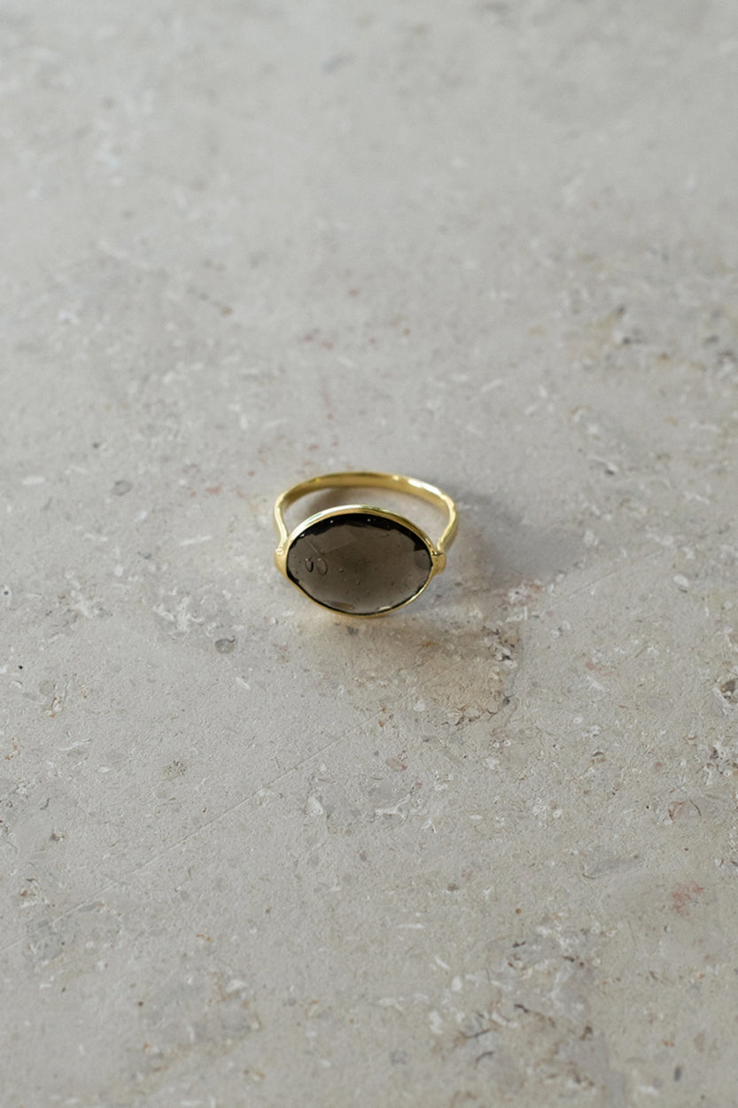 PD OVAL RING | biscuit