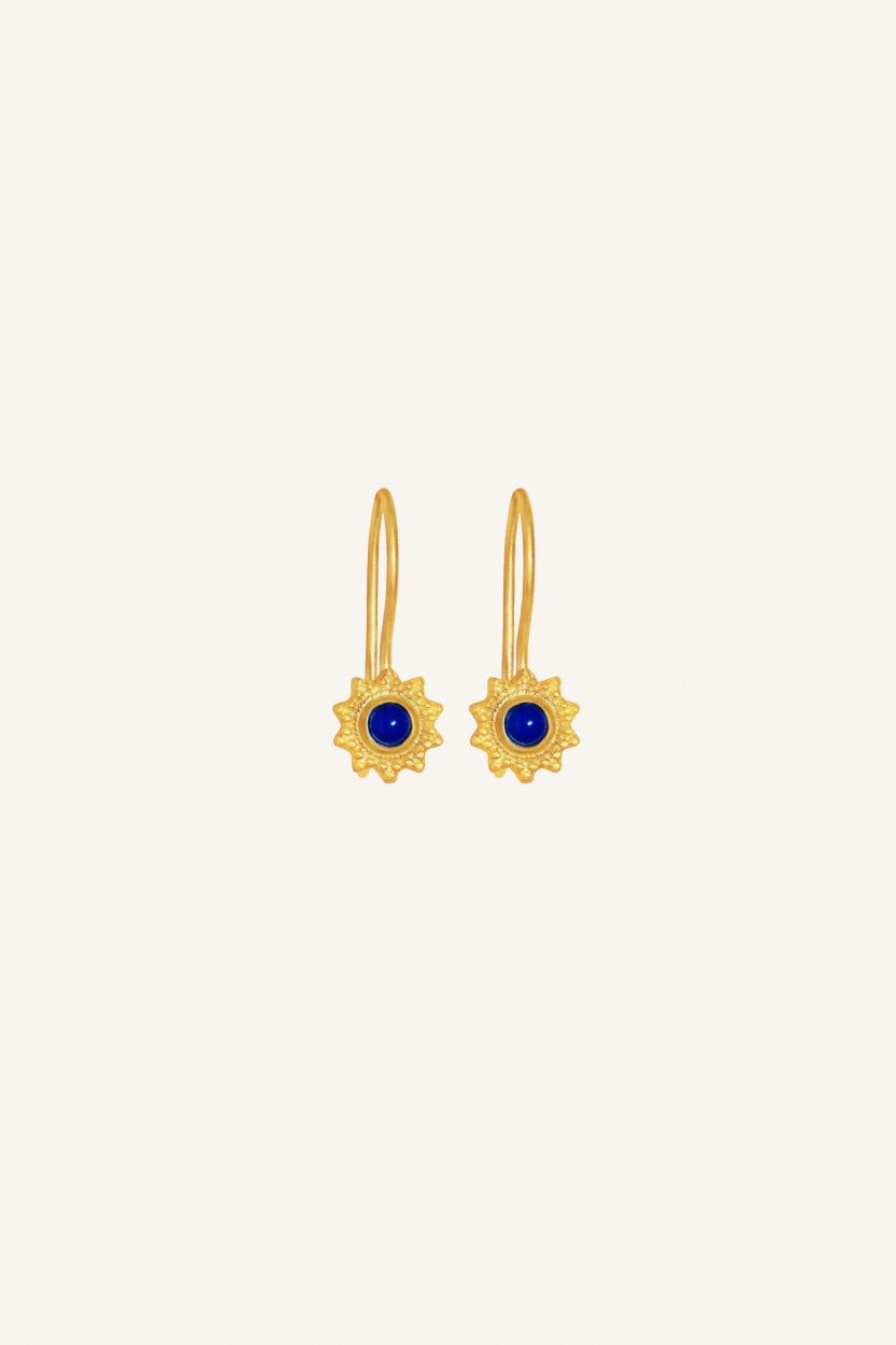 PD fleur earring | blue