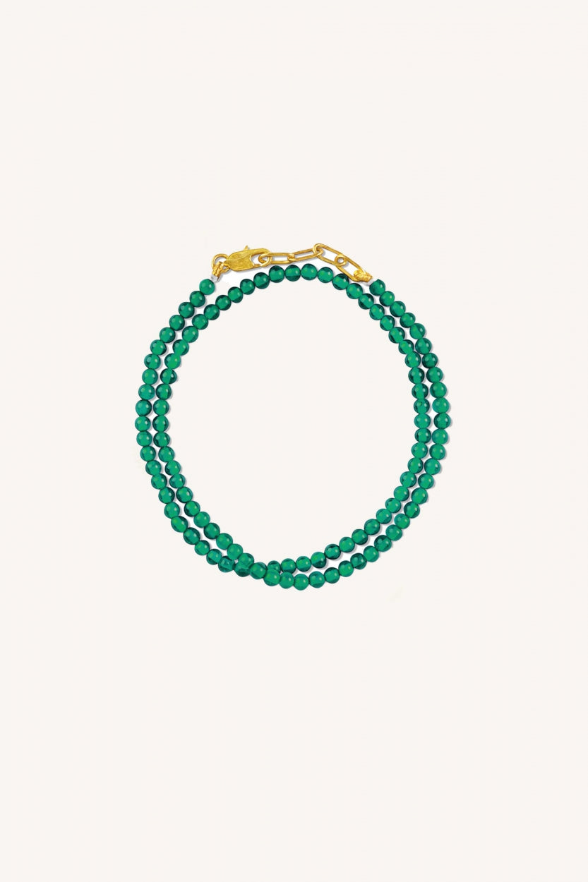 daisy bracelet | emerald