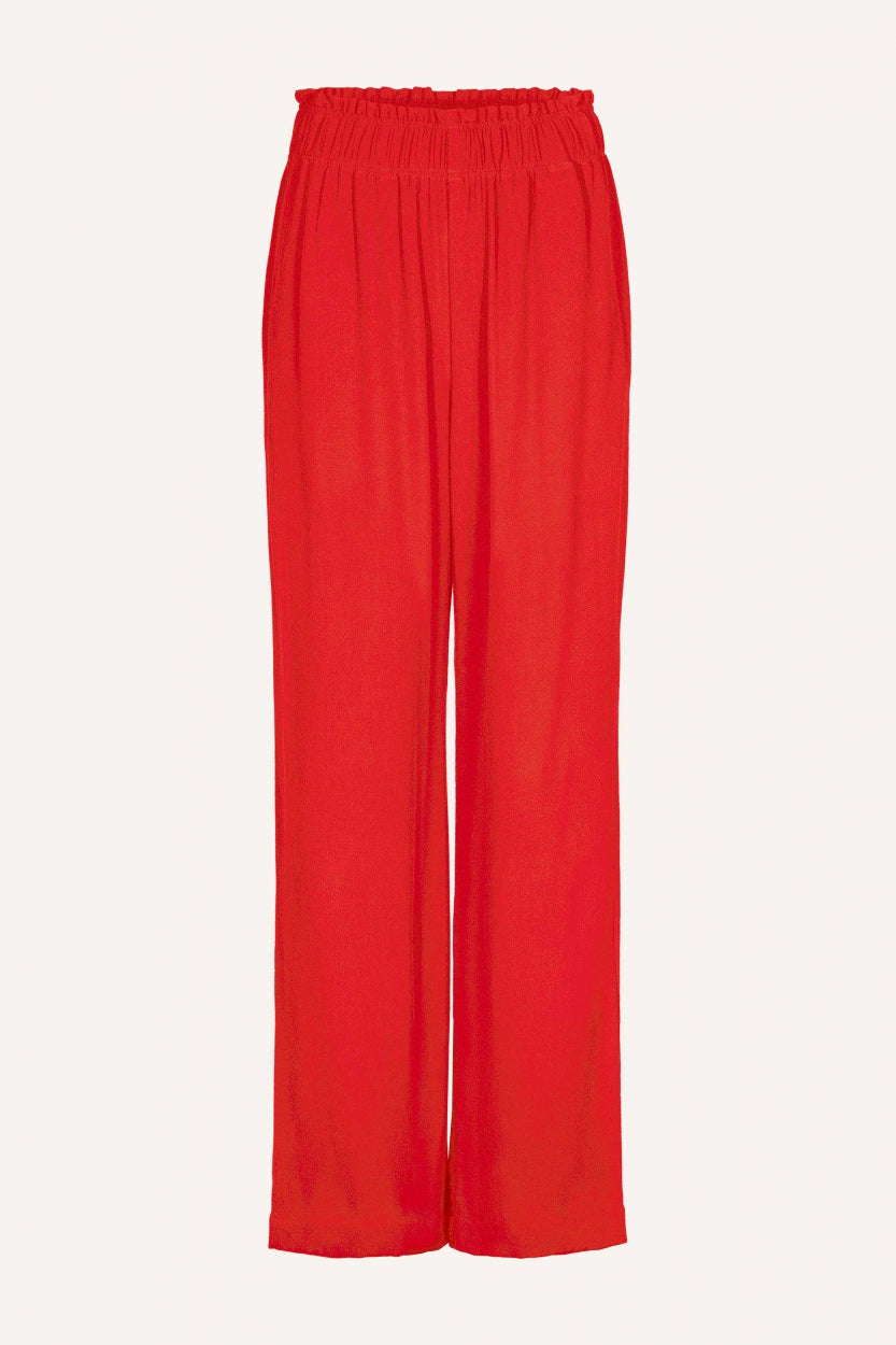 robyn viscose pant | poppy red