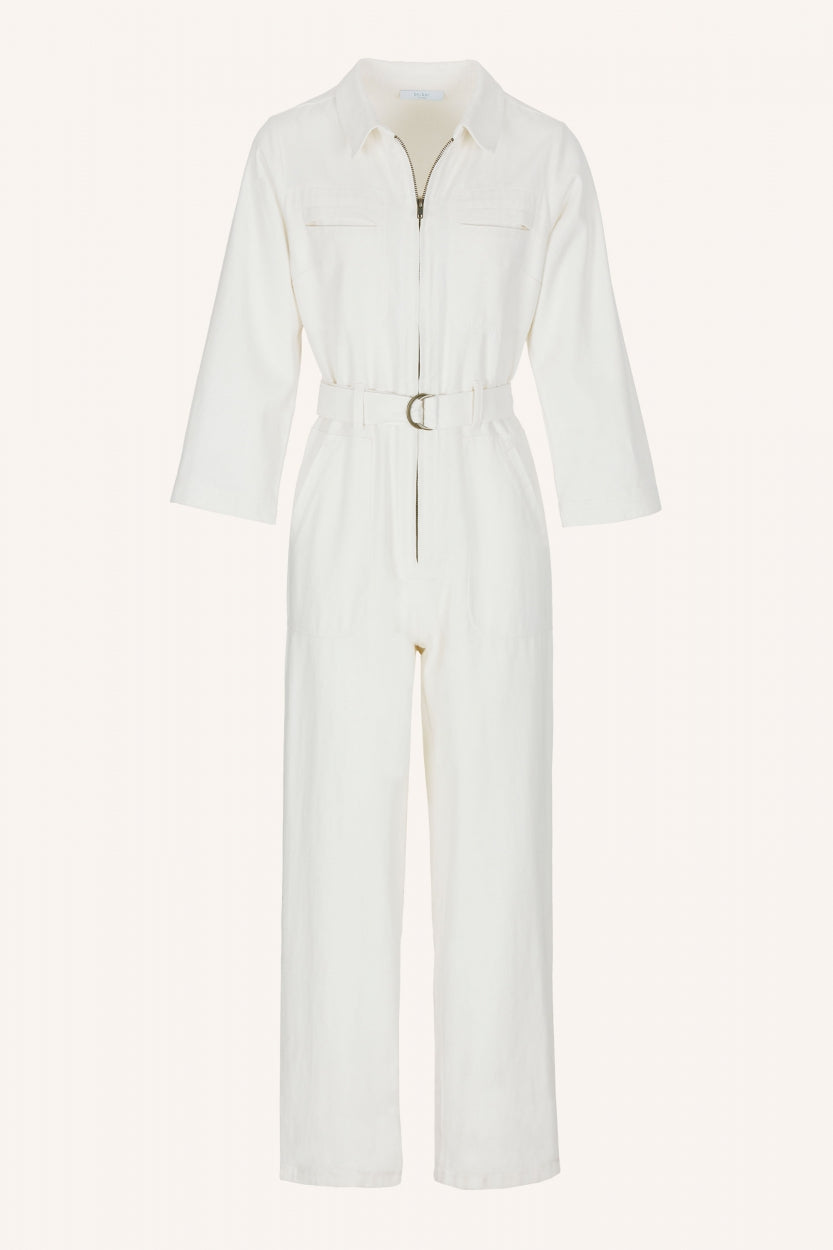 louise twill suit | off white