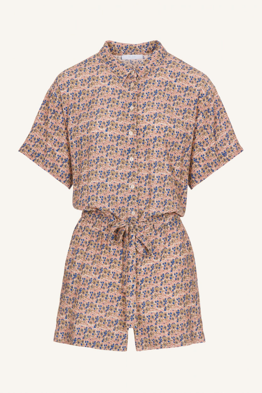 mimi ashley shortsuit | ashley print