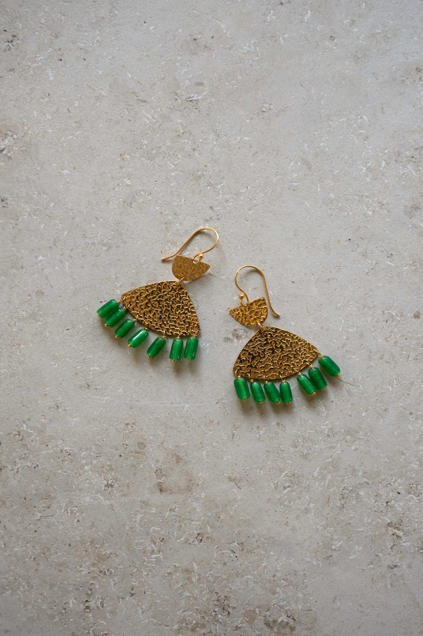ravi earring | green