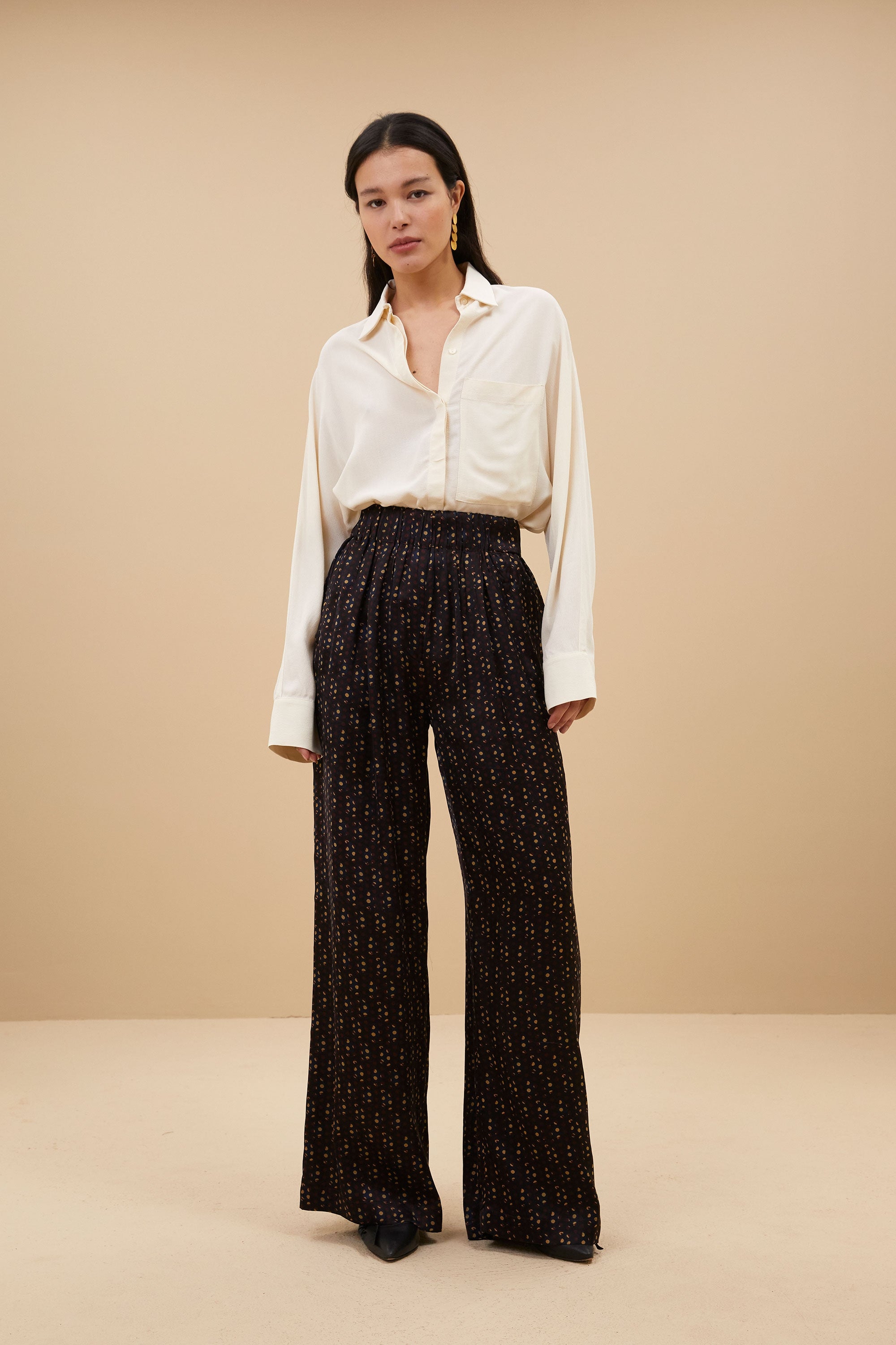 benji paisley pants | paisley dots