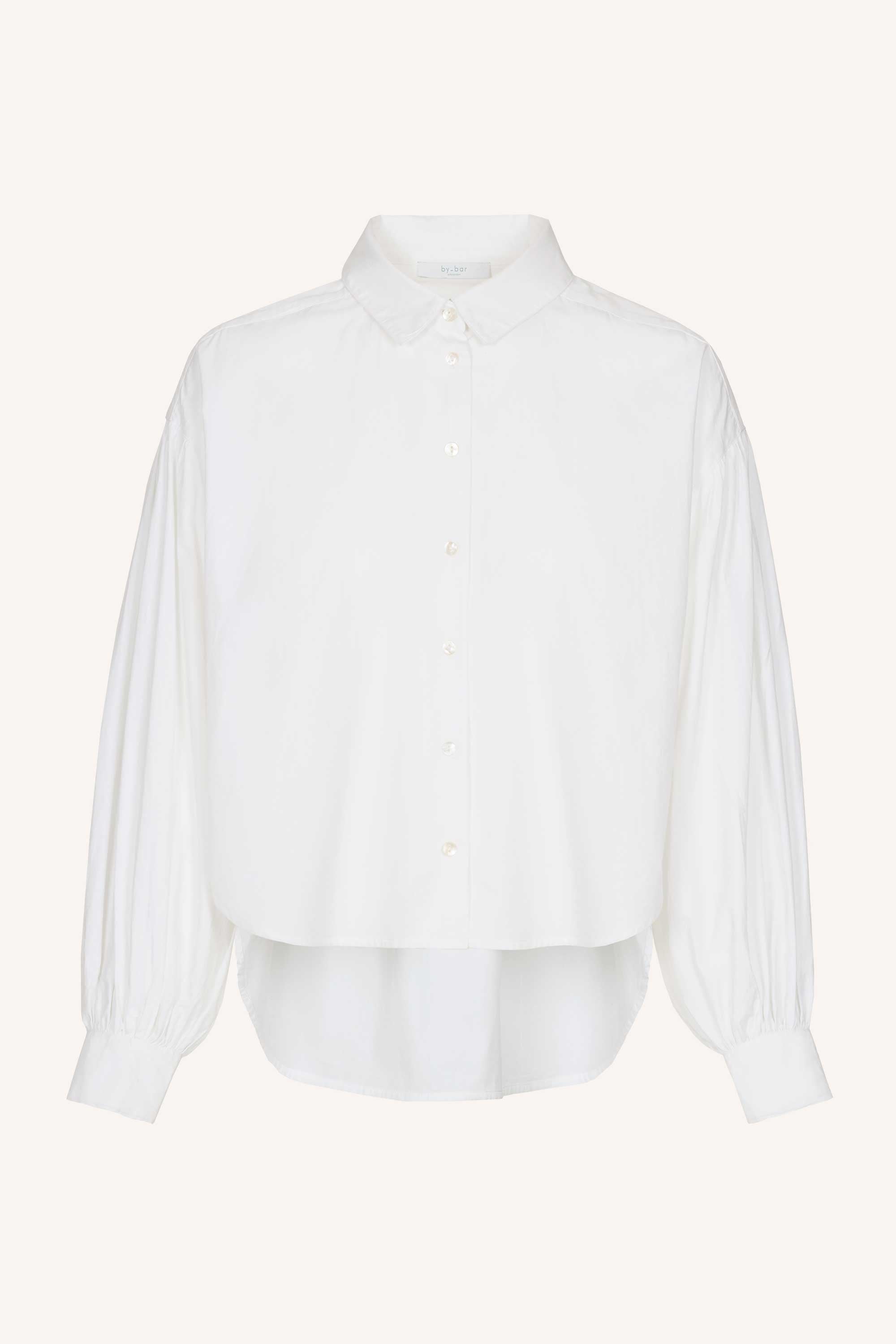 sarah short blouse | white