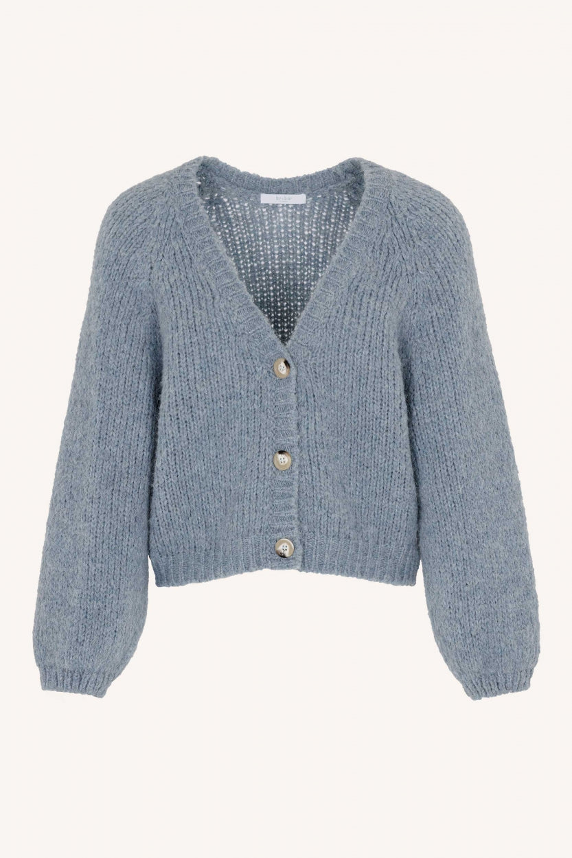 Steel shop blue cardigan