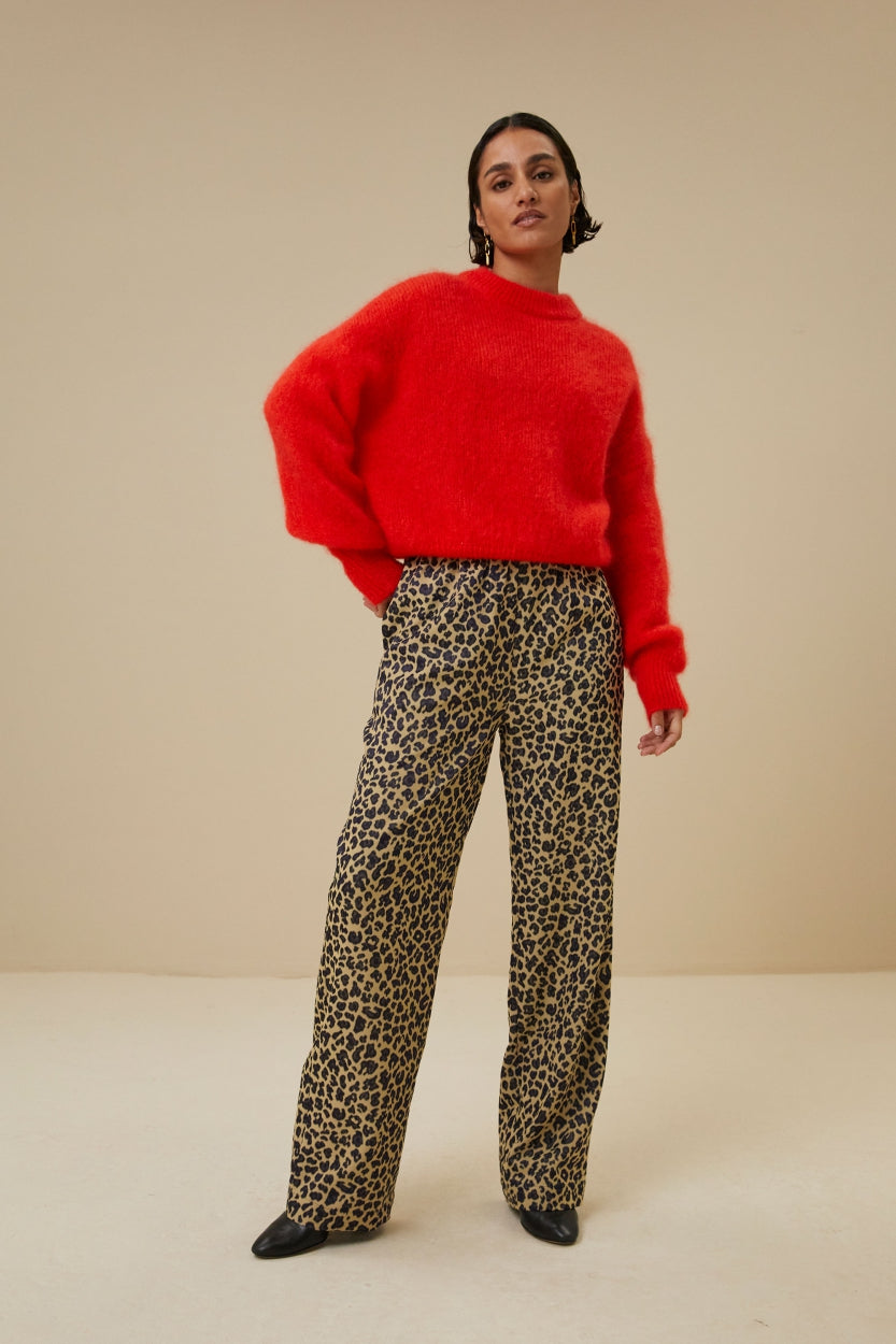 sonny pullover | poppy-red