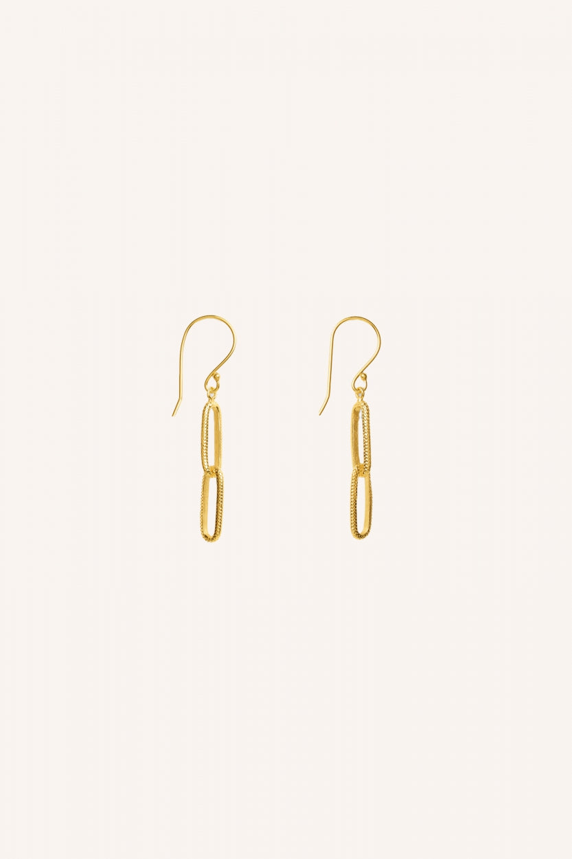 chain-earring-gold-gold plated-all-time classic-all-time classic-by-bar-sfeerbeeld