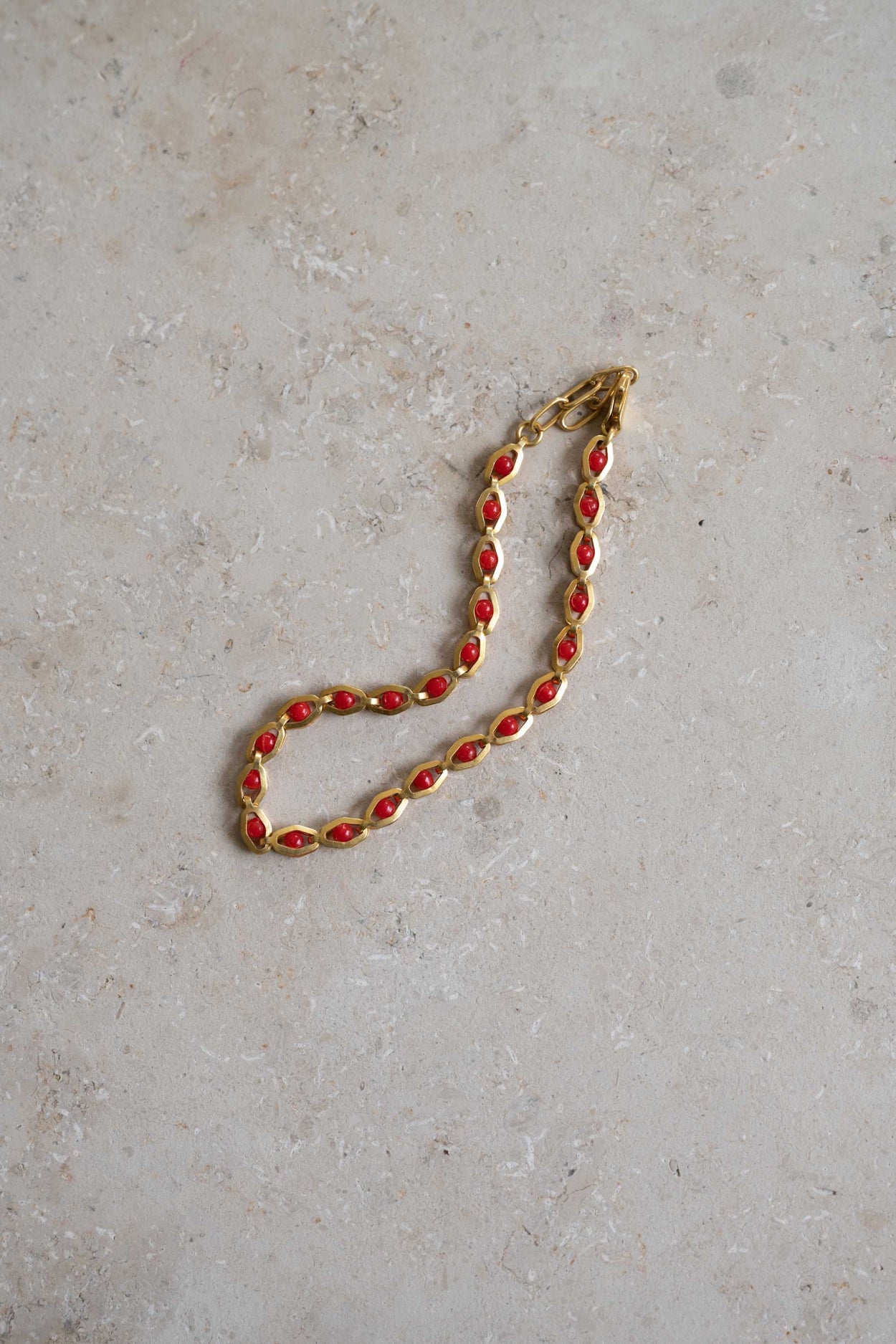 jet bracelet | candy red