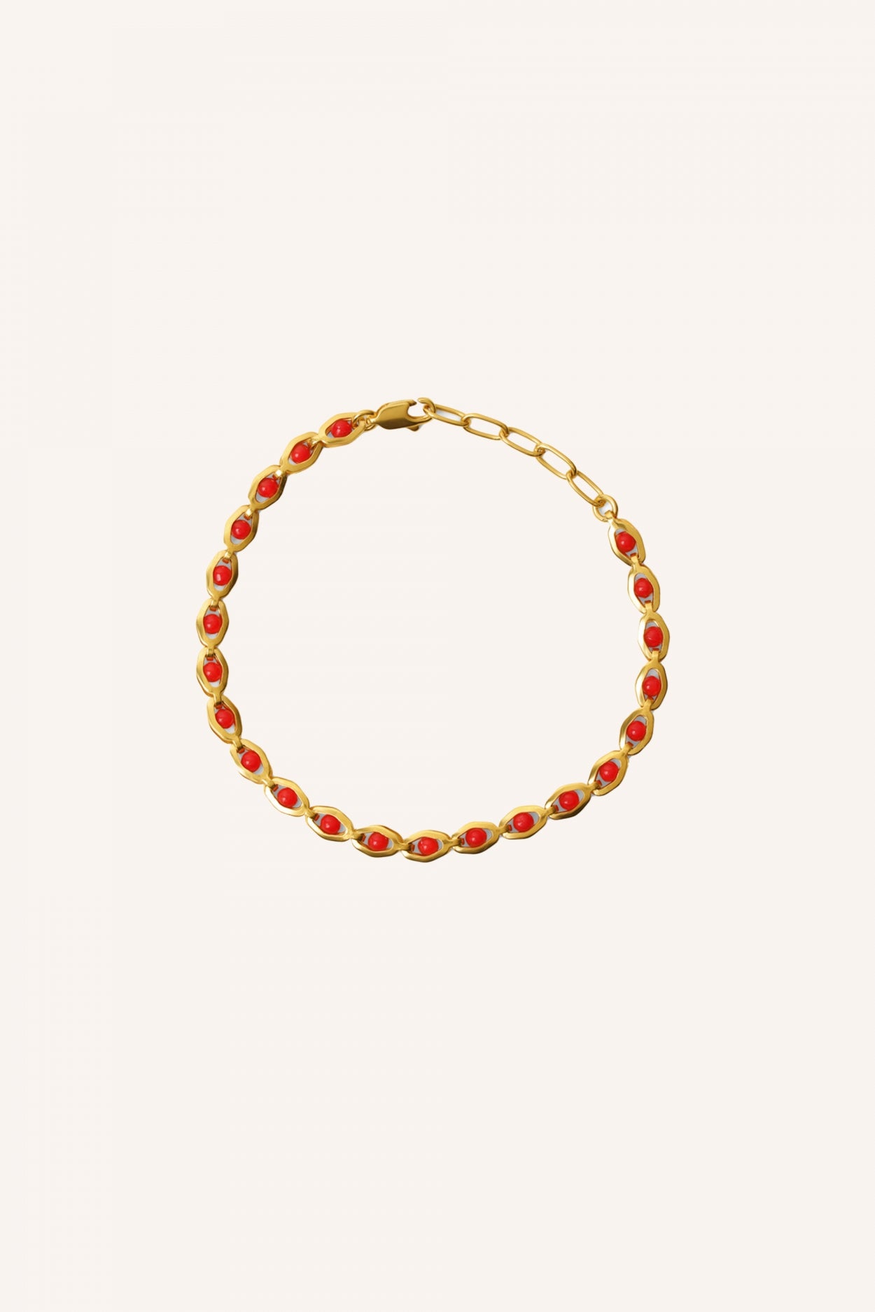 jet bracelet | candy red