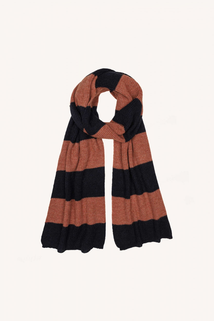 lilly striped scarf | copper
