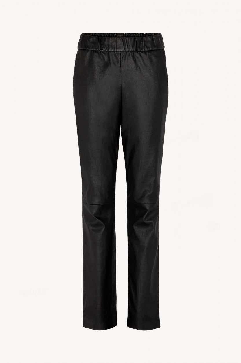 lowie leather pant | black