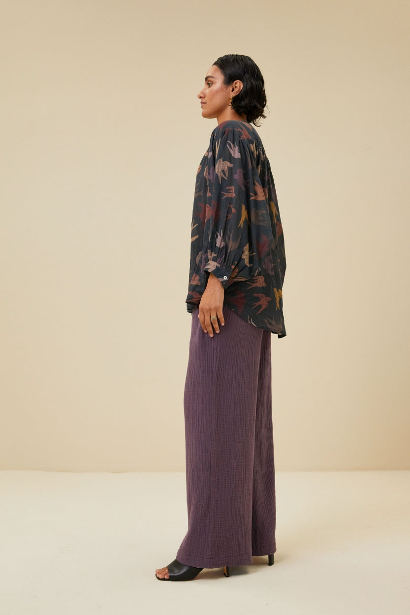 loua doppia pant | dark lavender