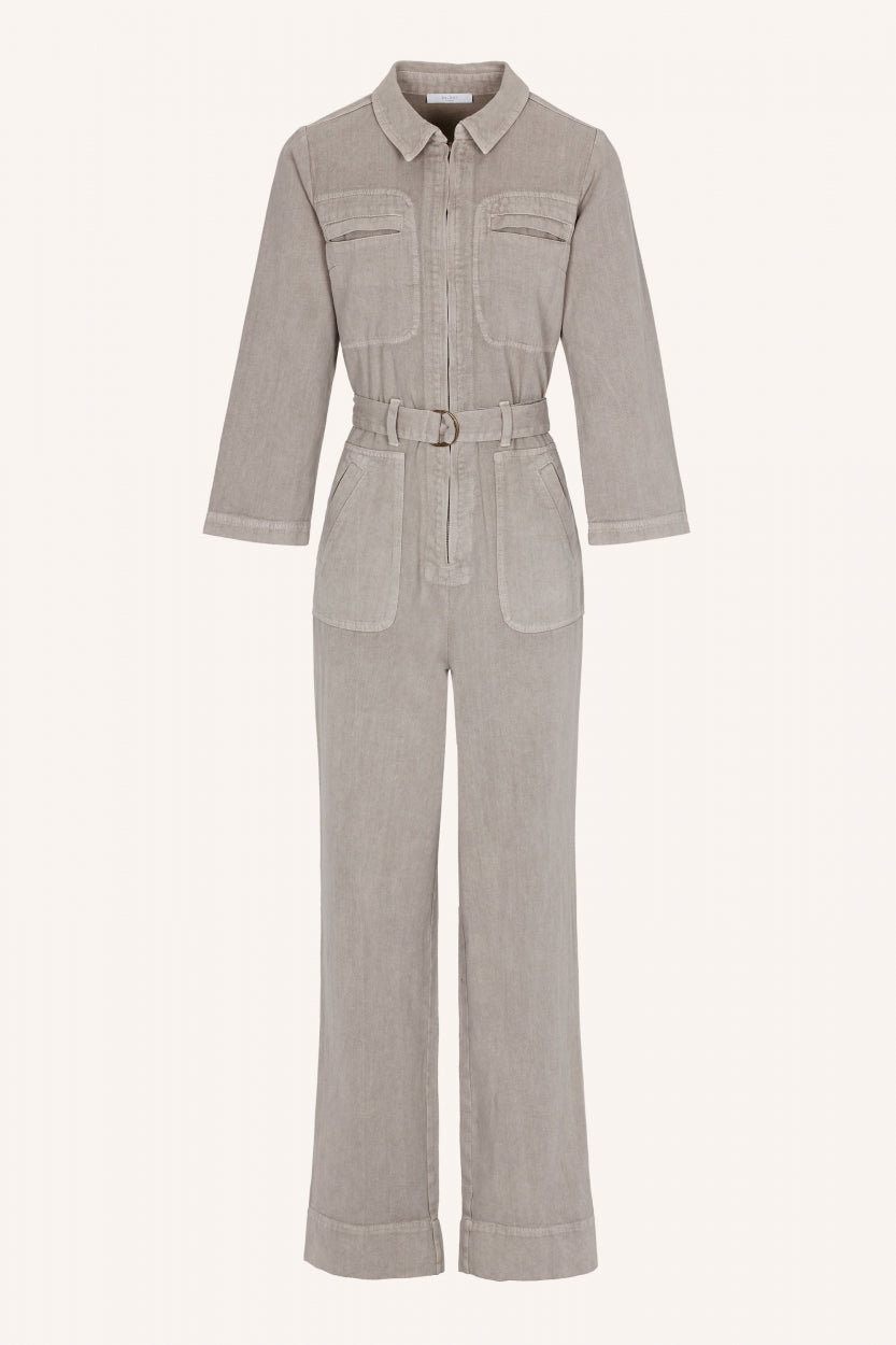 Surplus Jumpsuit in Gray Twill – Conscious Clothing