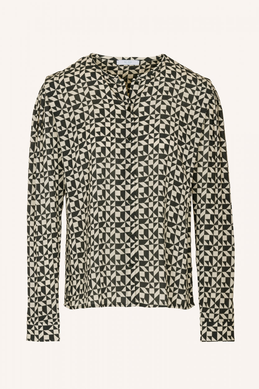 erin graphic blouse | graphic print