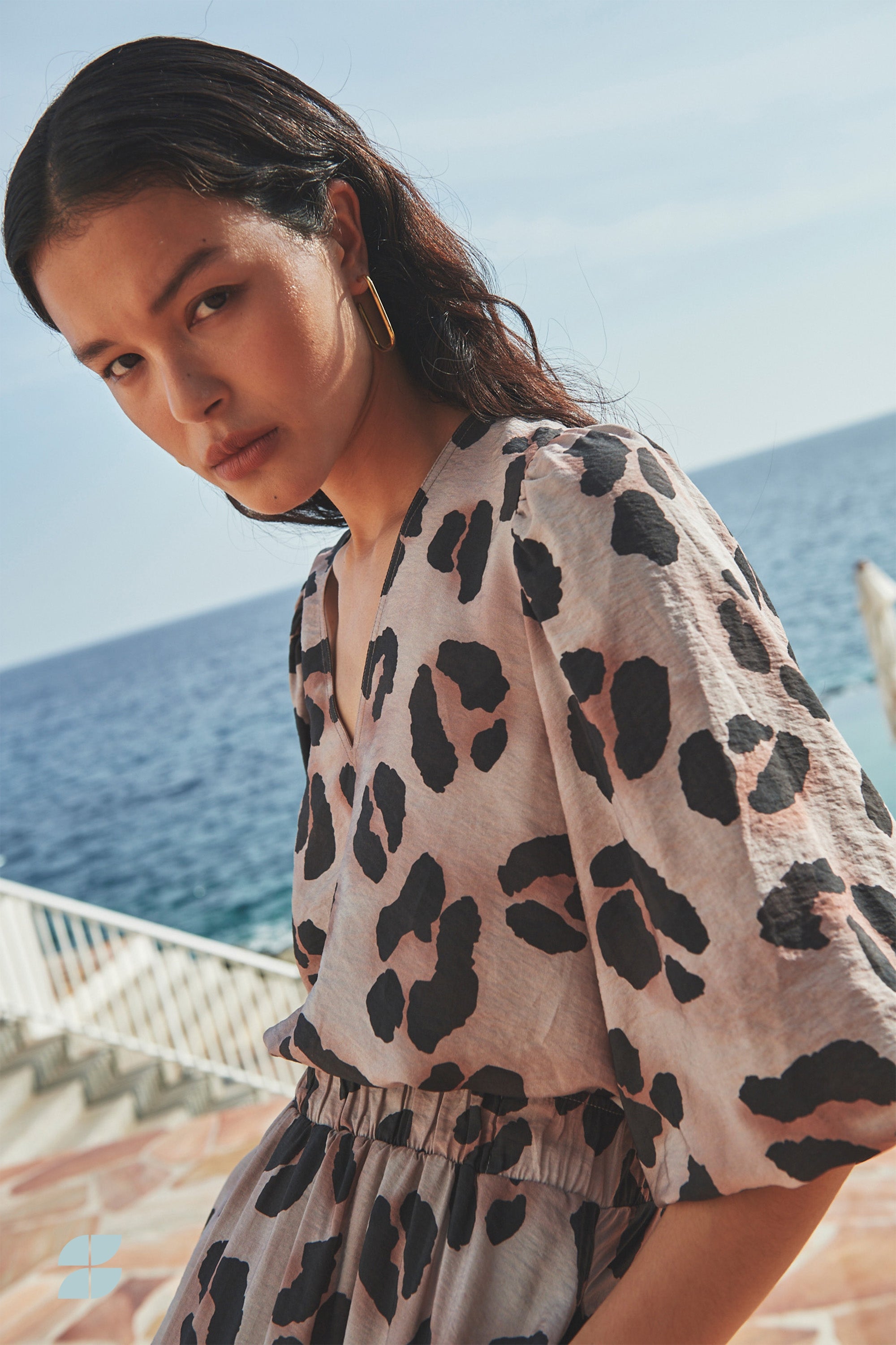 juta cheetah blouse | cheetas print