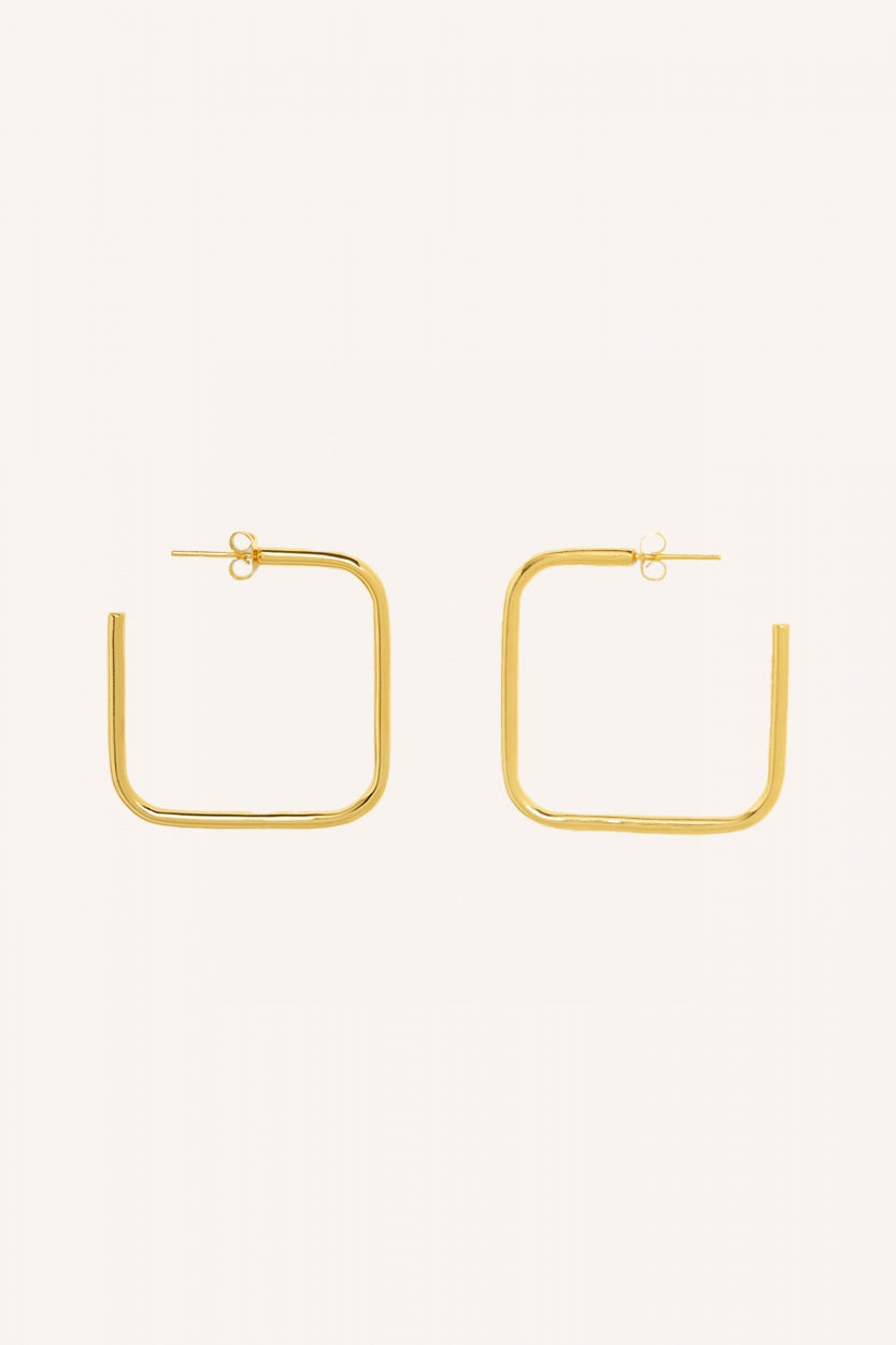pd-squared-earring-m-gold-gold plated-all-time classic-all-time classic-by-bar-sfeerbeeld